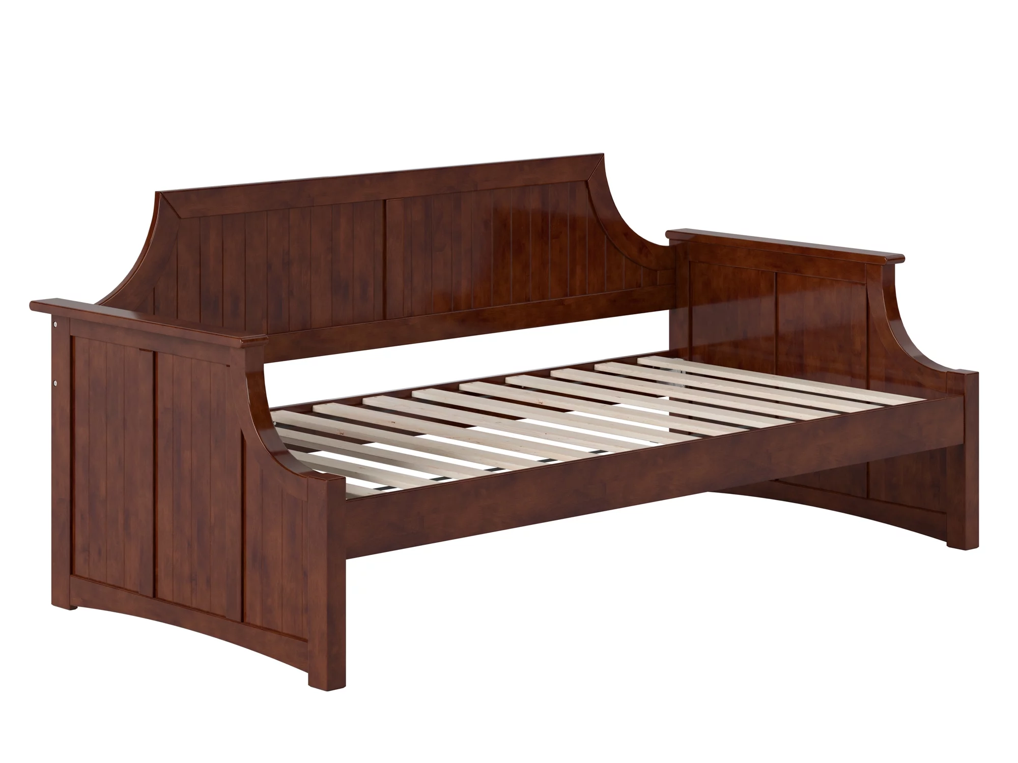AFI Cambridge Wood Twin Size Daybed Frame Walnut