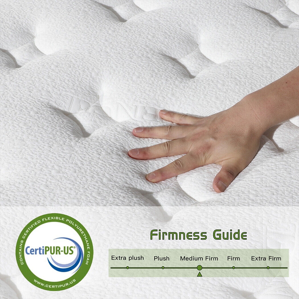 CHEVNI 14 inch Hybrid Mattress Queen Mattresses in a Box Medium Firm