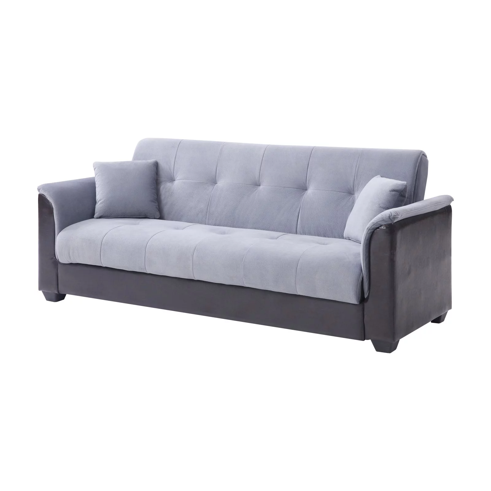 Champion Sofa Futon Bed, Gray
