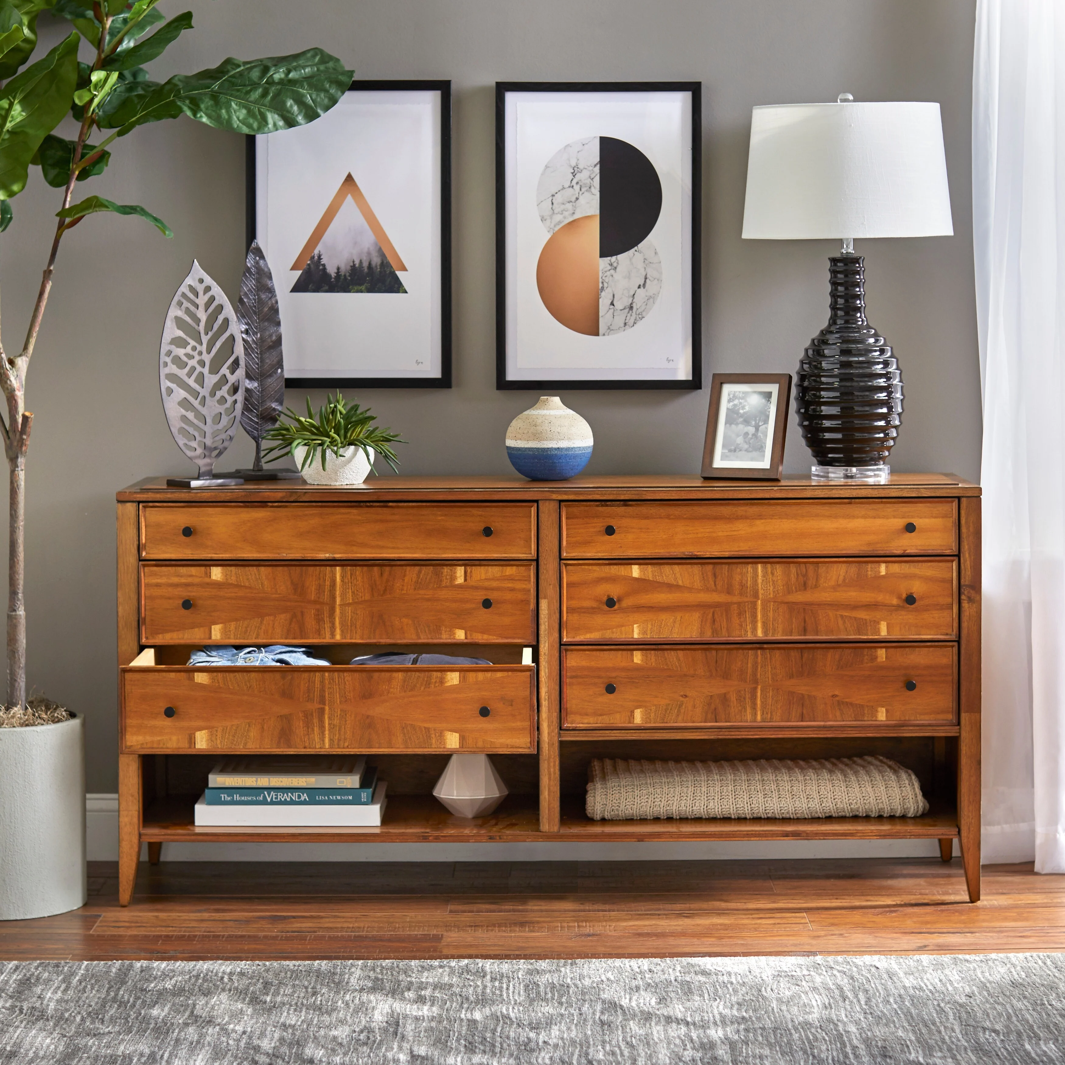 Lifestorey  Monty 6-Drawer Dresser