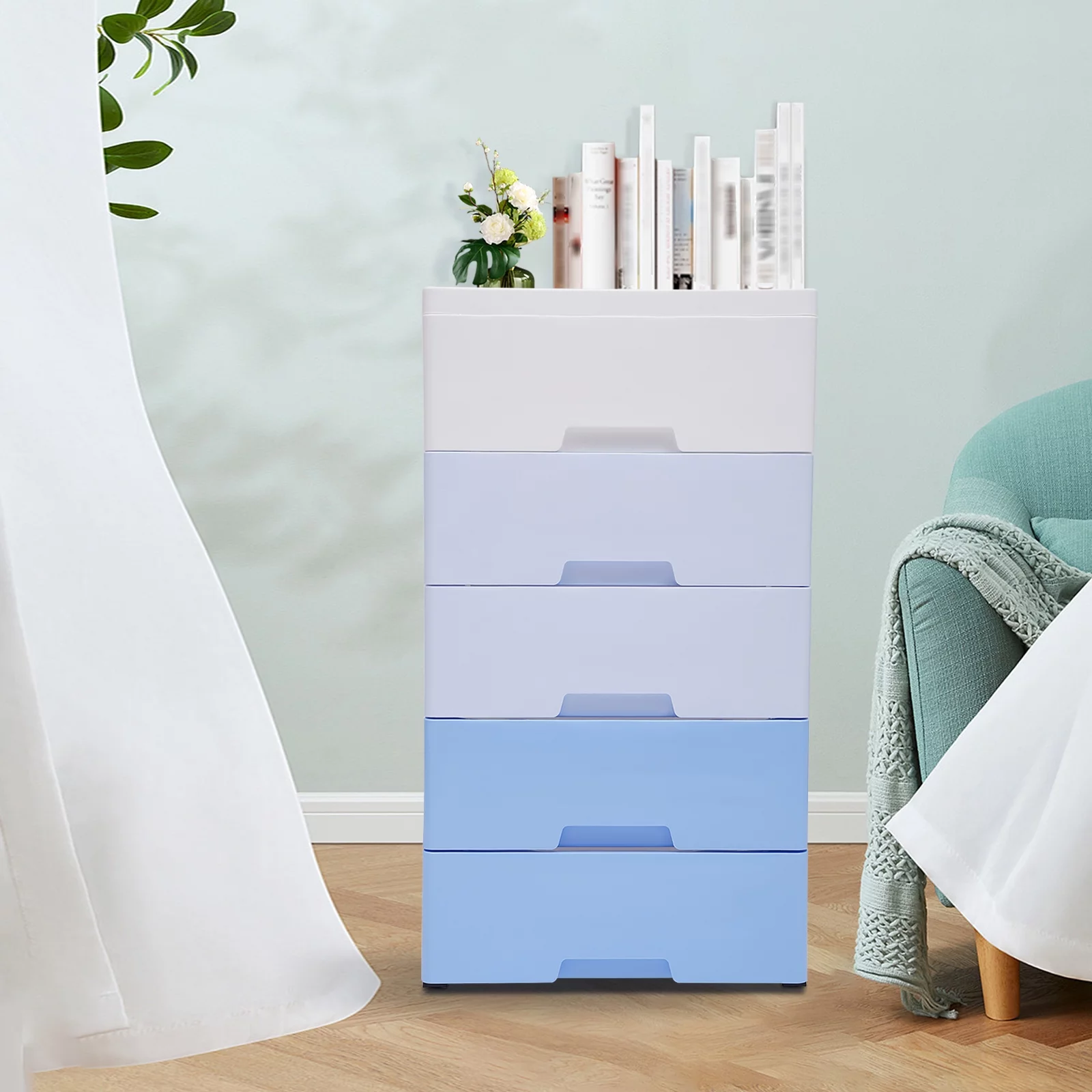 Storage Cabinet Modern Bedroom Chest Closet Dresser Organizer Free Standing