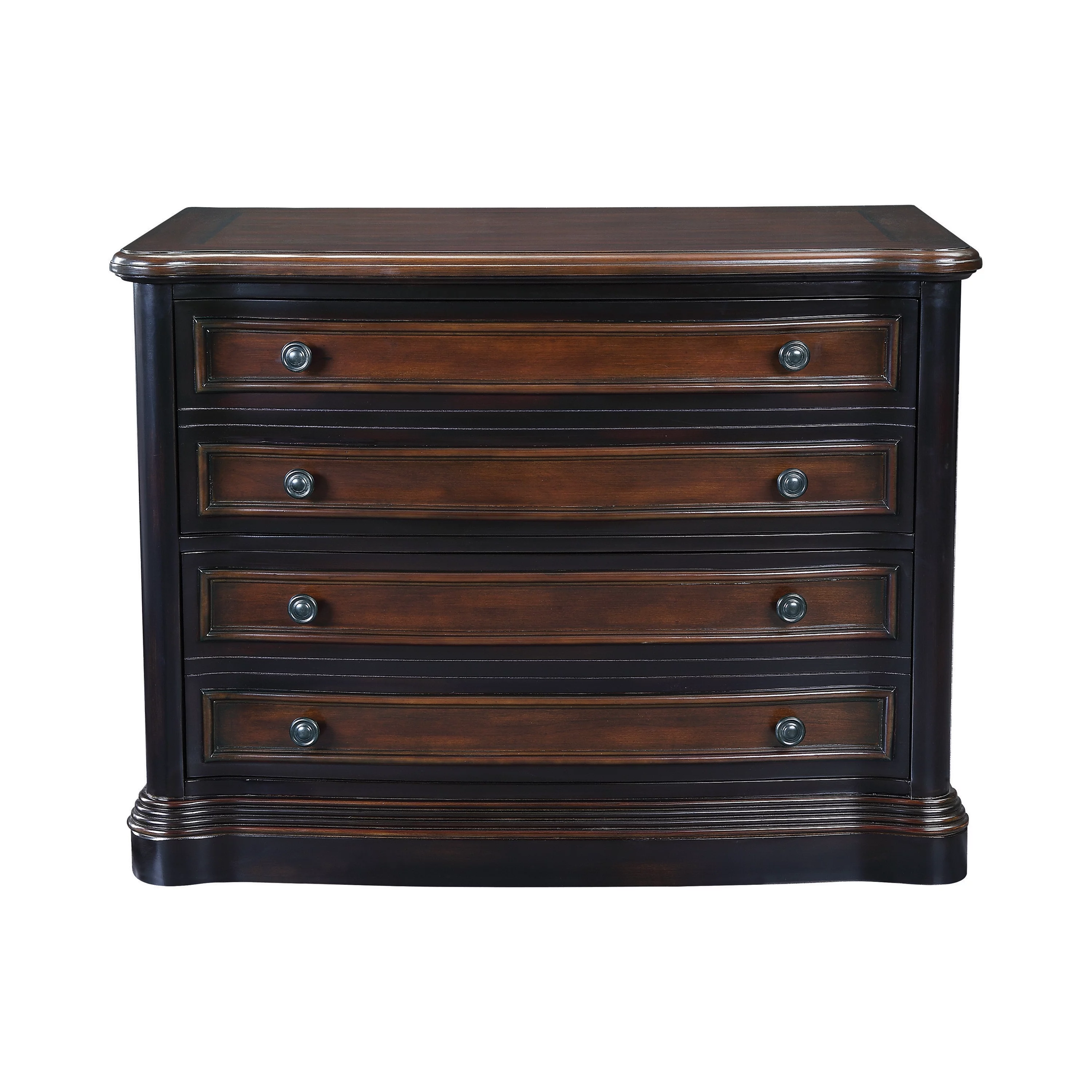 Gorman 2-drawer File Cabinet Espresso and Chestnut