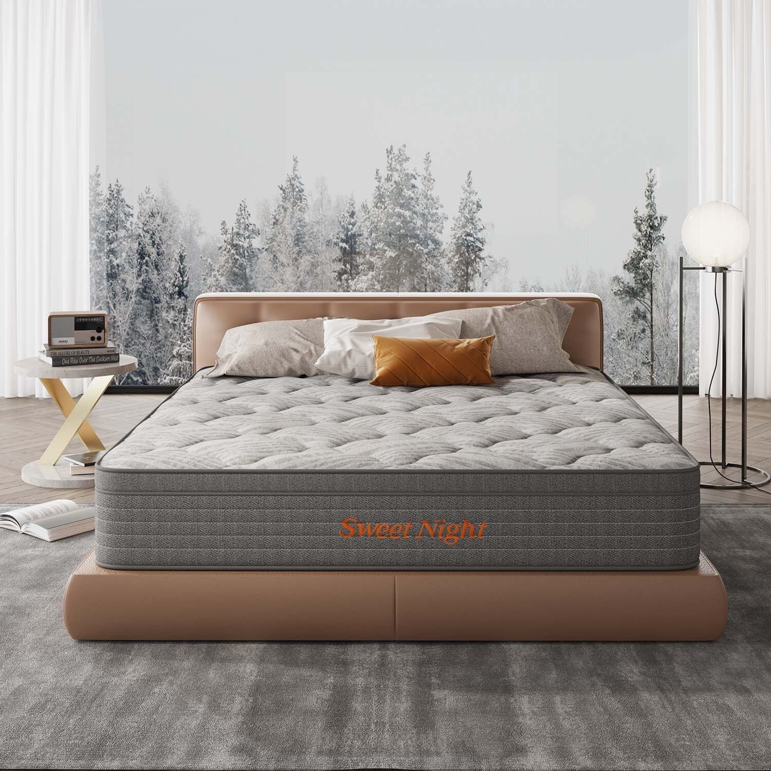 Sweetnight  14'' Gel Memory Foam Hybrid Mattress Full
