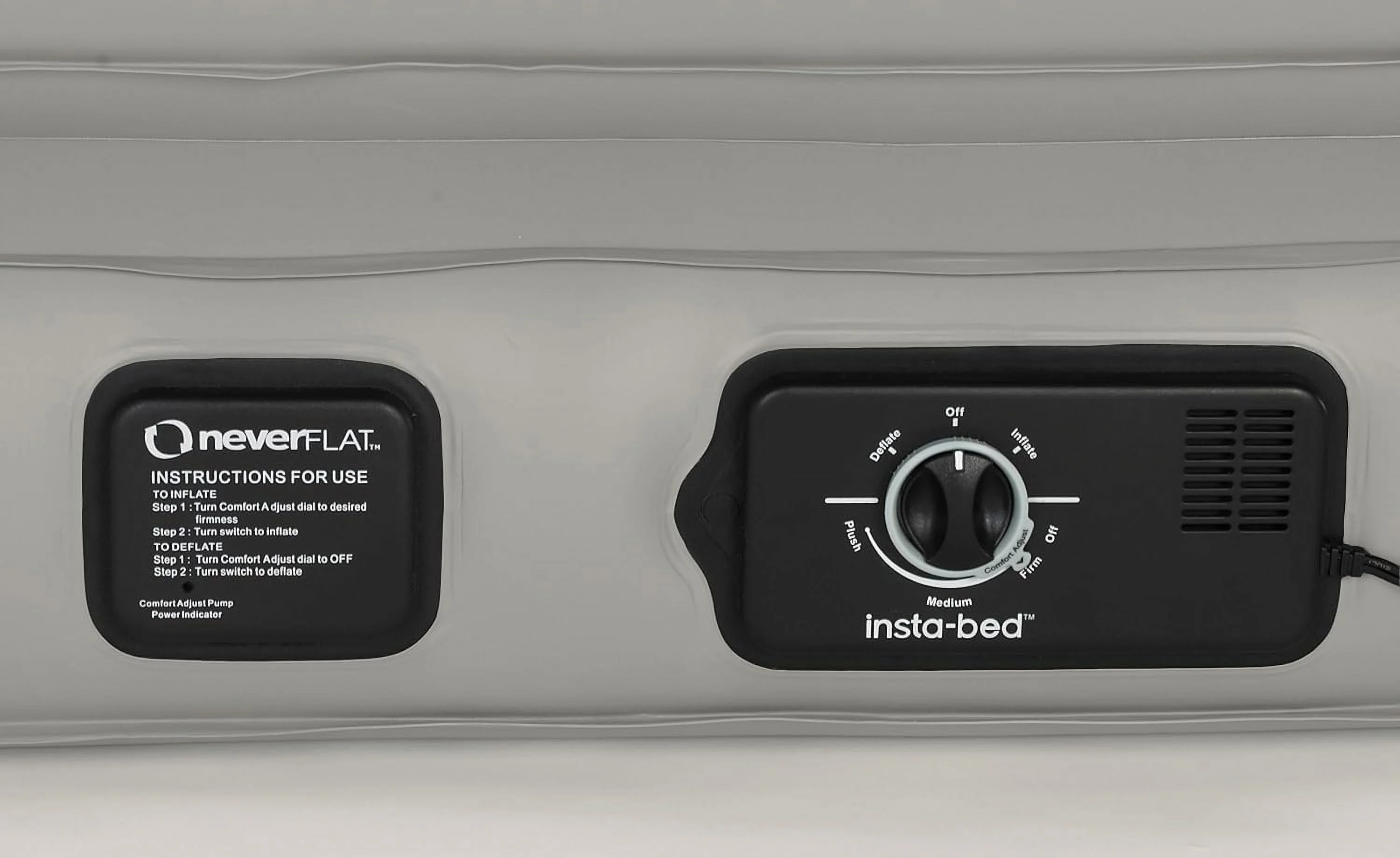 Raised Air Mattress With Never Flat Pump,