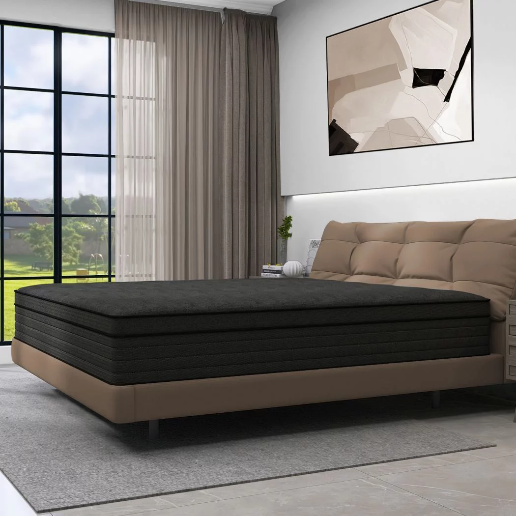 Twin Mattress, 14 Inch Memory Foam Mattress in a Box, Individual Pocket Spring Mattress with Motion Isolation and Pressure Relief, Medium Firm, CertiPUR-US