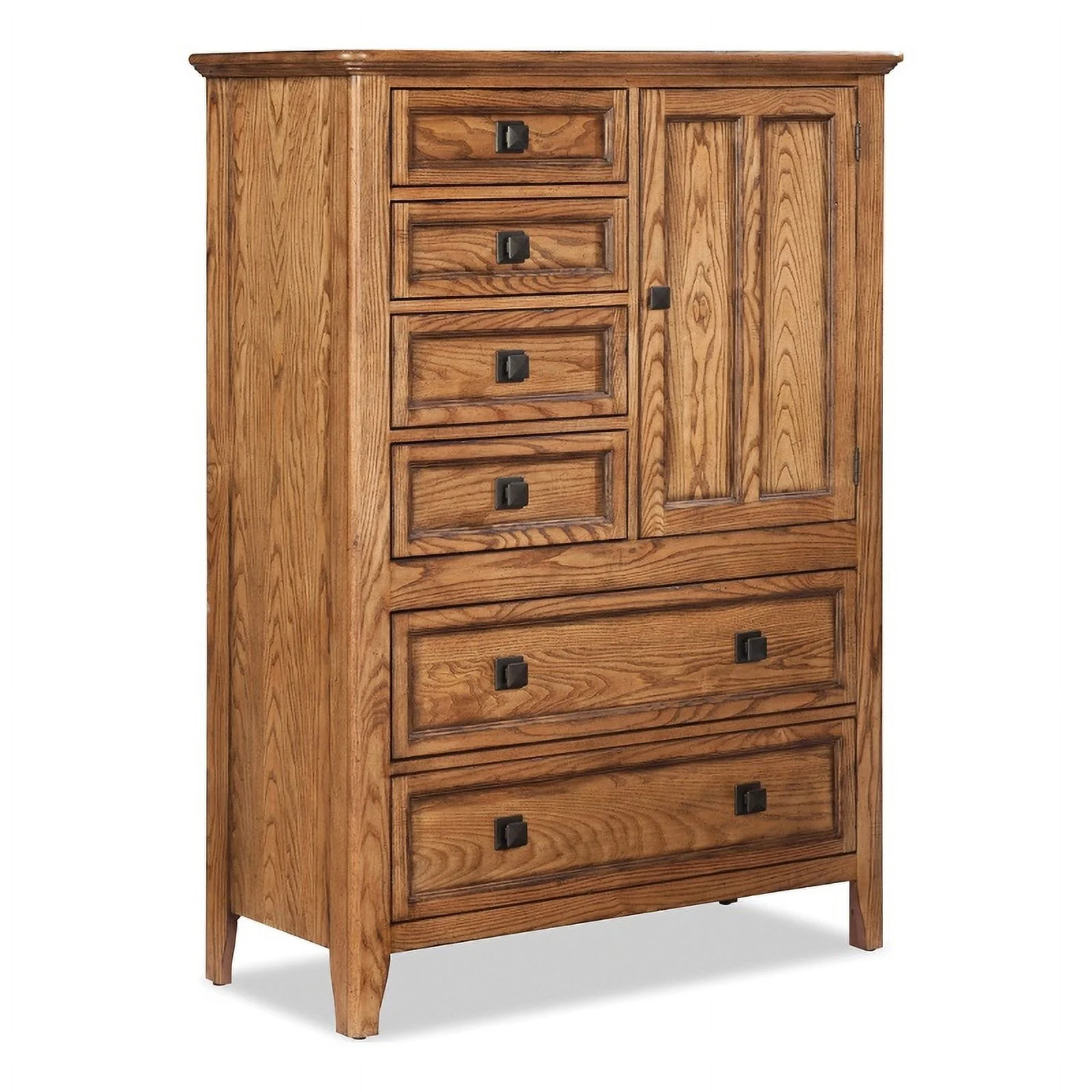 Intercon Chest 6 Drawers 1 Door in Brushed Ash