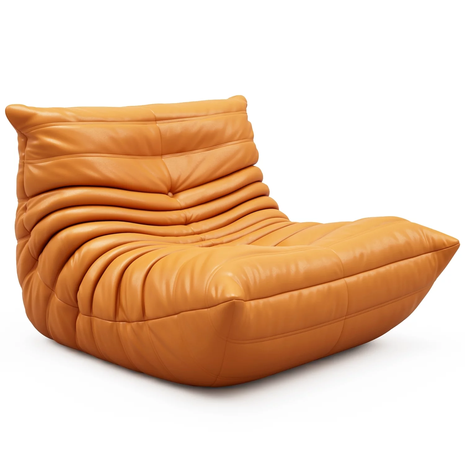 Bean Bag Chairs Gaming Chair Cozy Fireside Chair Single Sofa Couch for Home Living Room Bedroom Orange