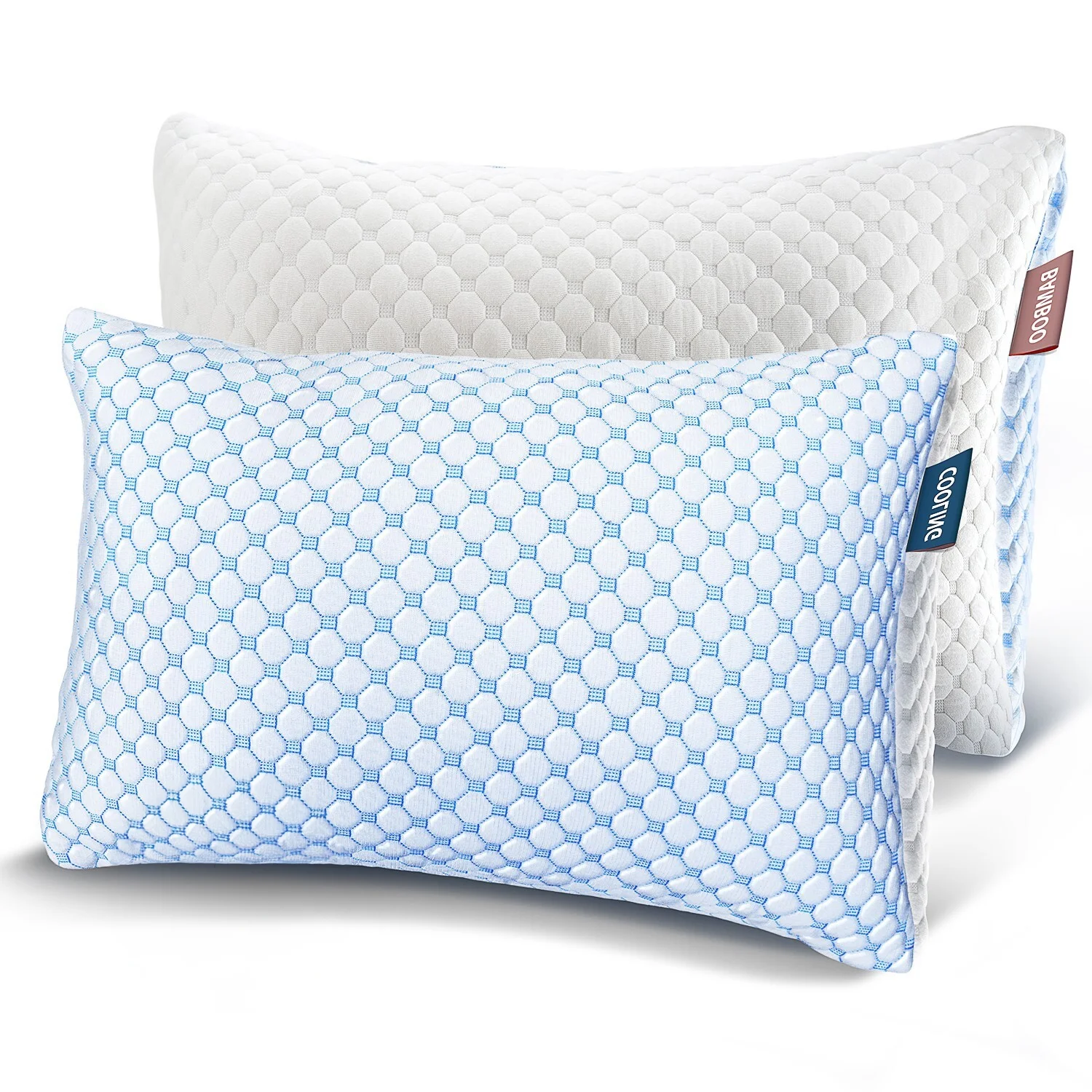 Hearth & Harbor Temperature Regulating Reversible Cooling Pillow, Memory Foam Pillow, King Pillows 20