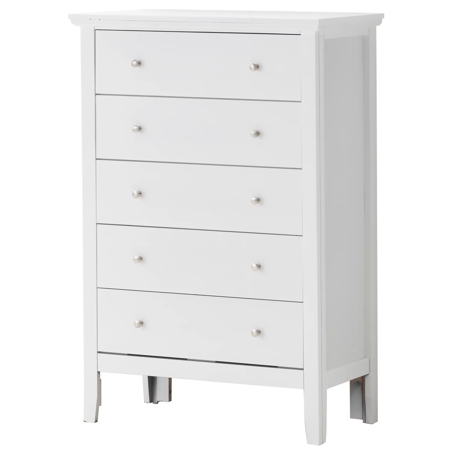 Glory Furniture Primo 5 Drawer Chest in White