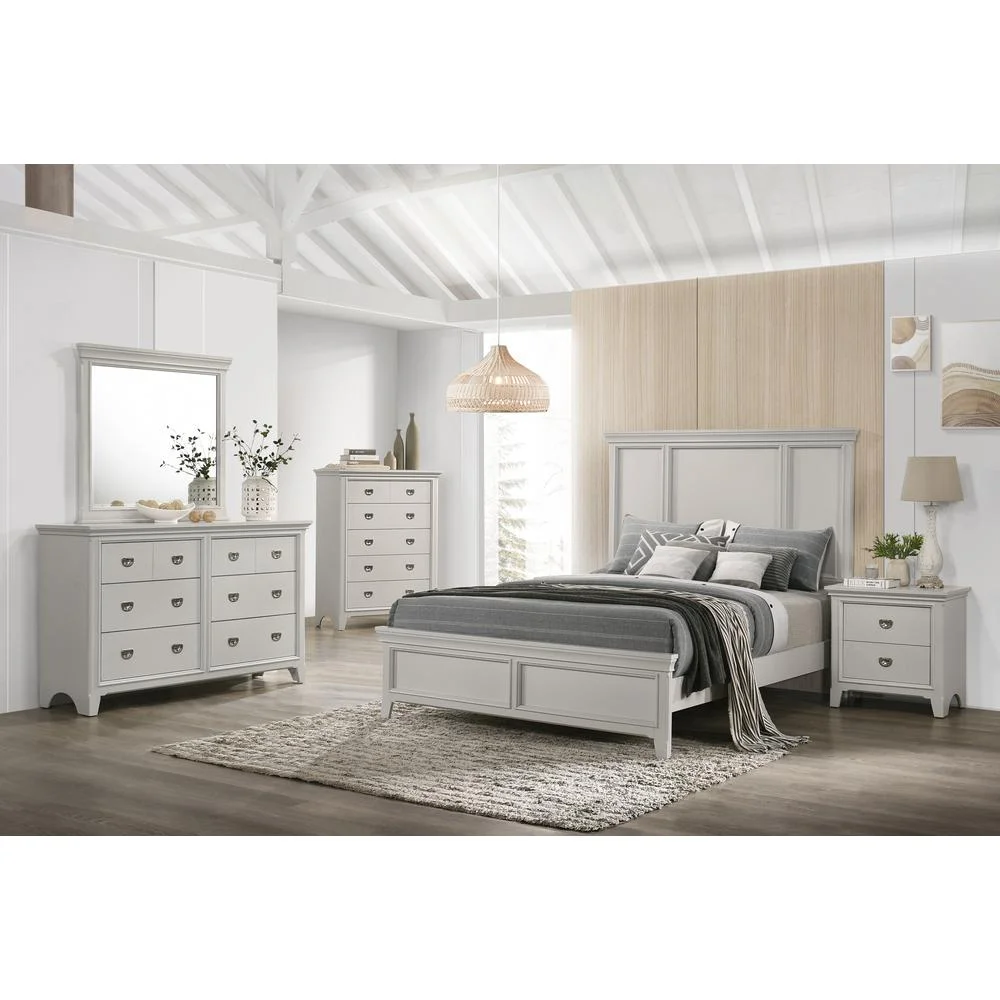 Bernards Grey Meadow Queen Bed