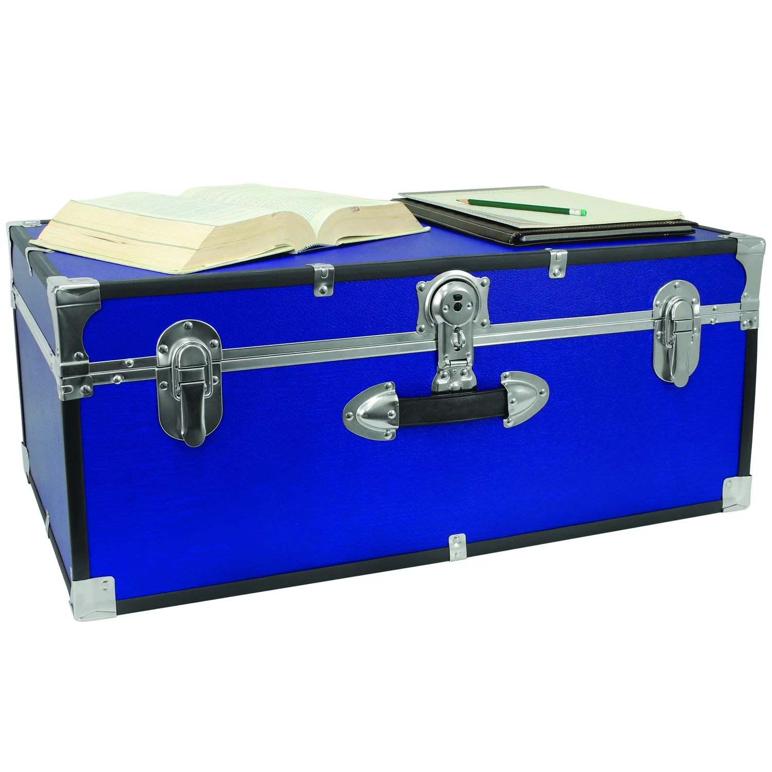 Seward Trunk Essential 30 in. Locking Trunk - Blue