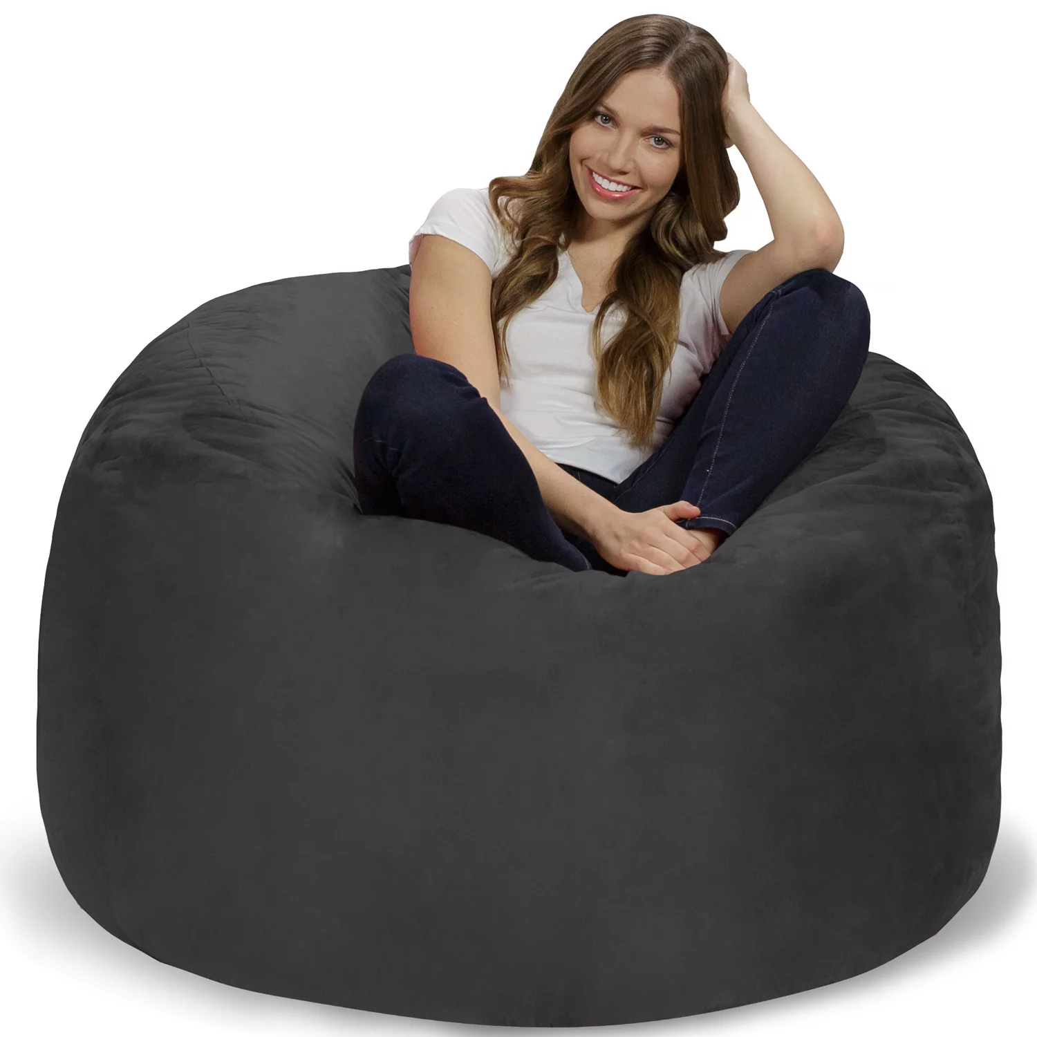 Relax Sacks Bean Bag Chair, Charcoal