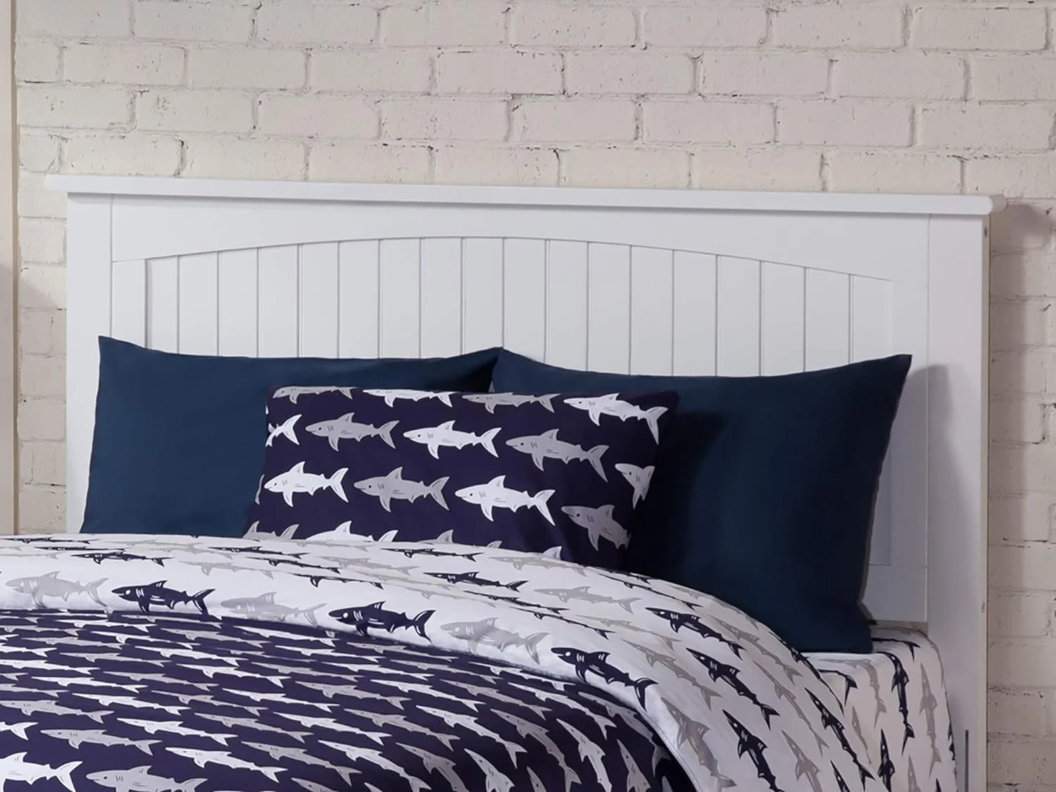 Nantucket Headboard Full White