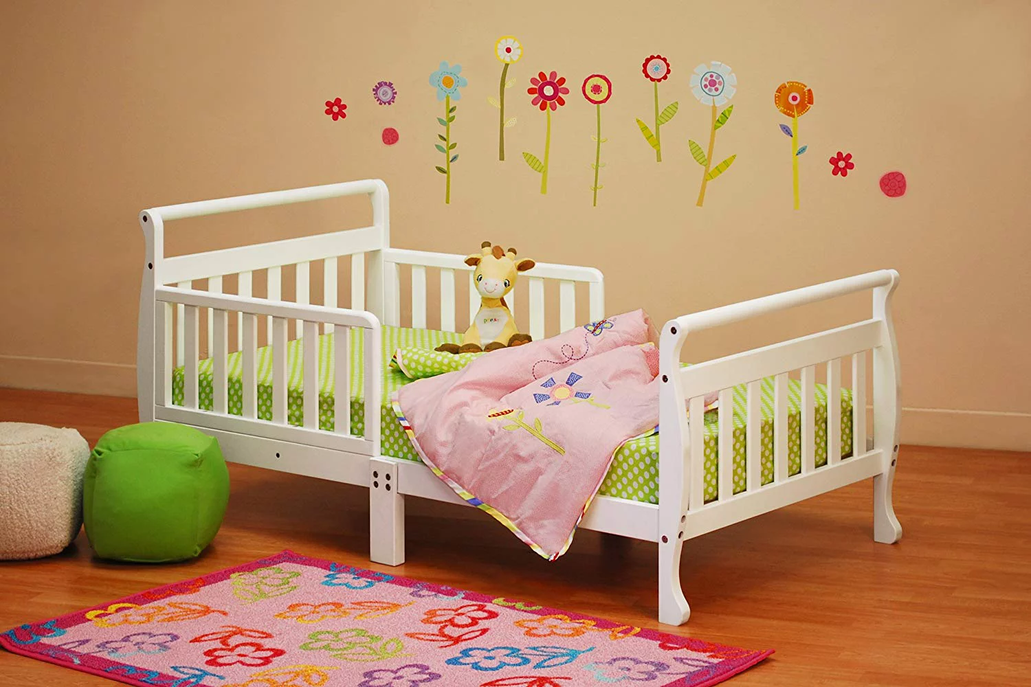 Athena Anna Toddler Bed in White