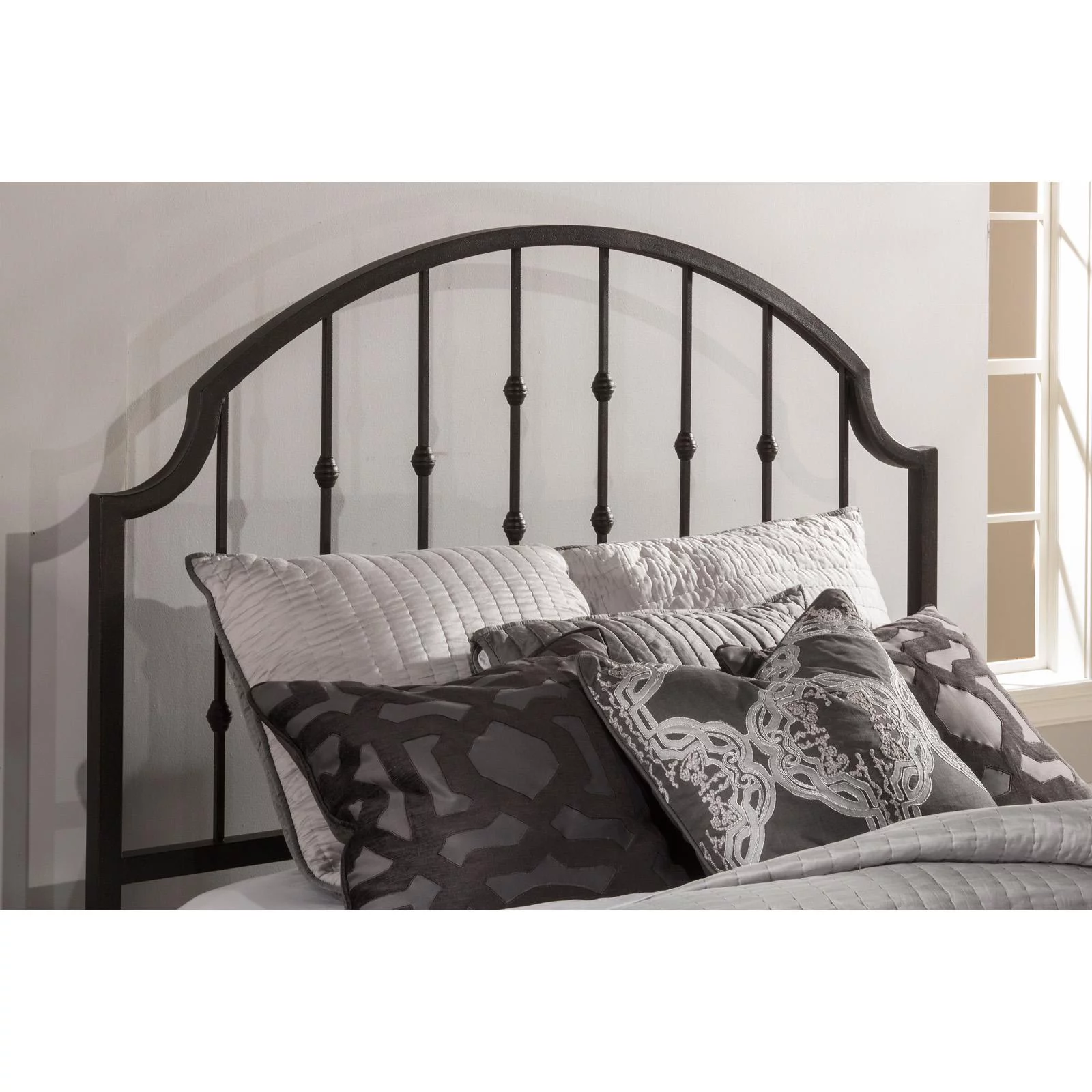 Hillsdale Furniture Westgate King Metal Bed, Rustic Black
