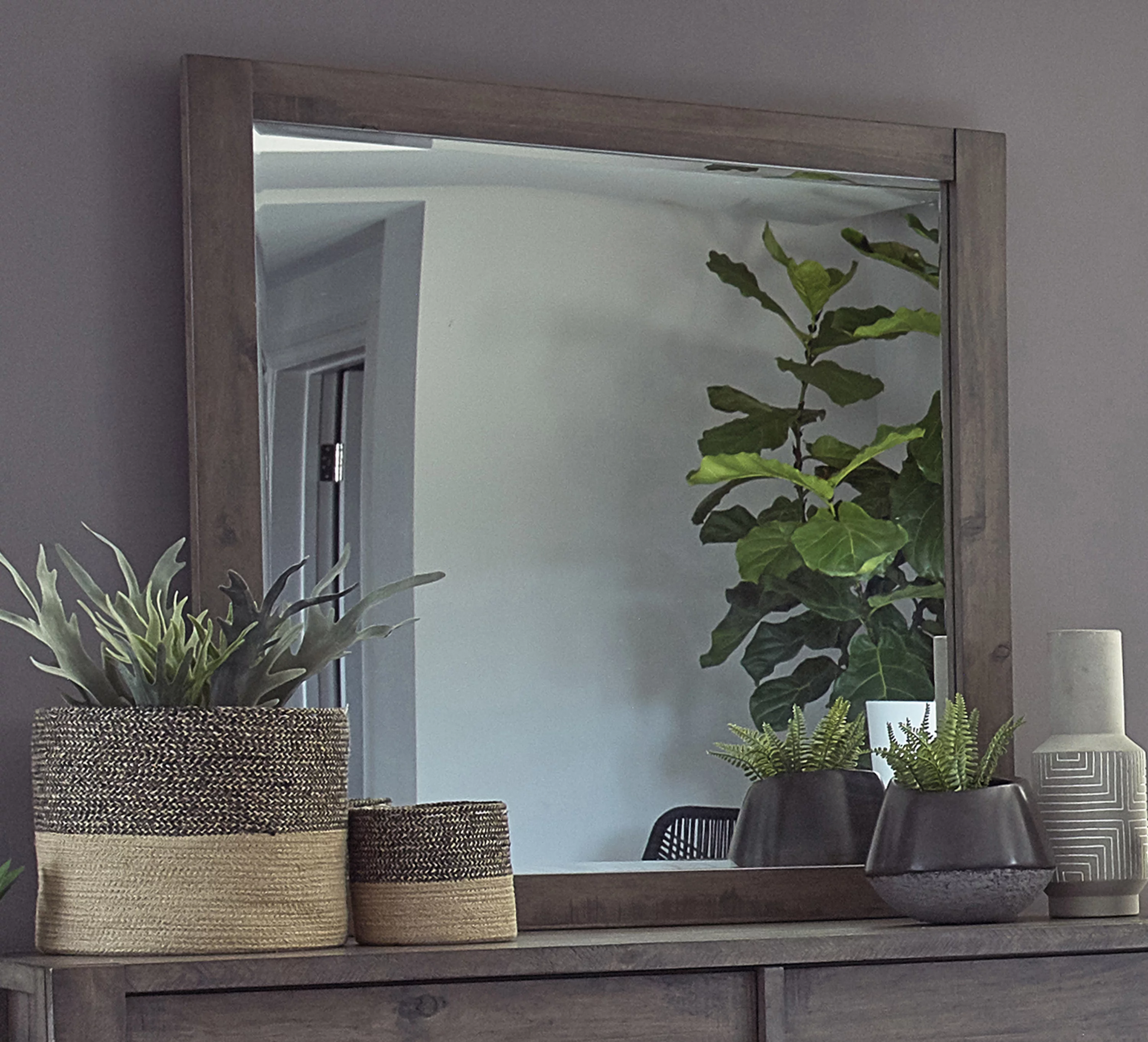 Oakridge Rectangle Dresser Mirror Smokey Mountain