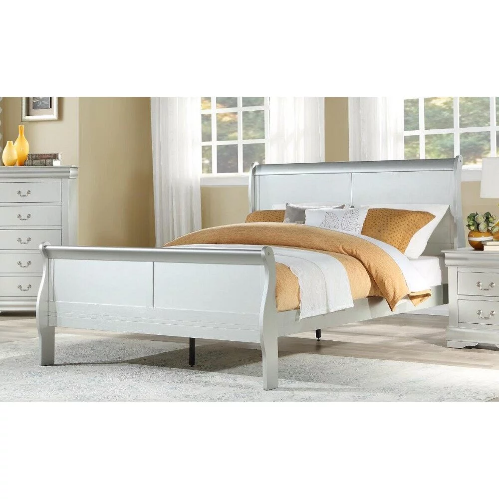 Teledu Louis Philippe Full Bed In Platinum 26745F (85