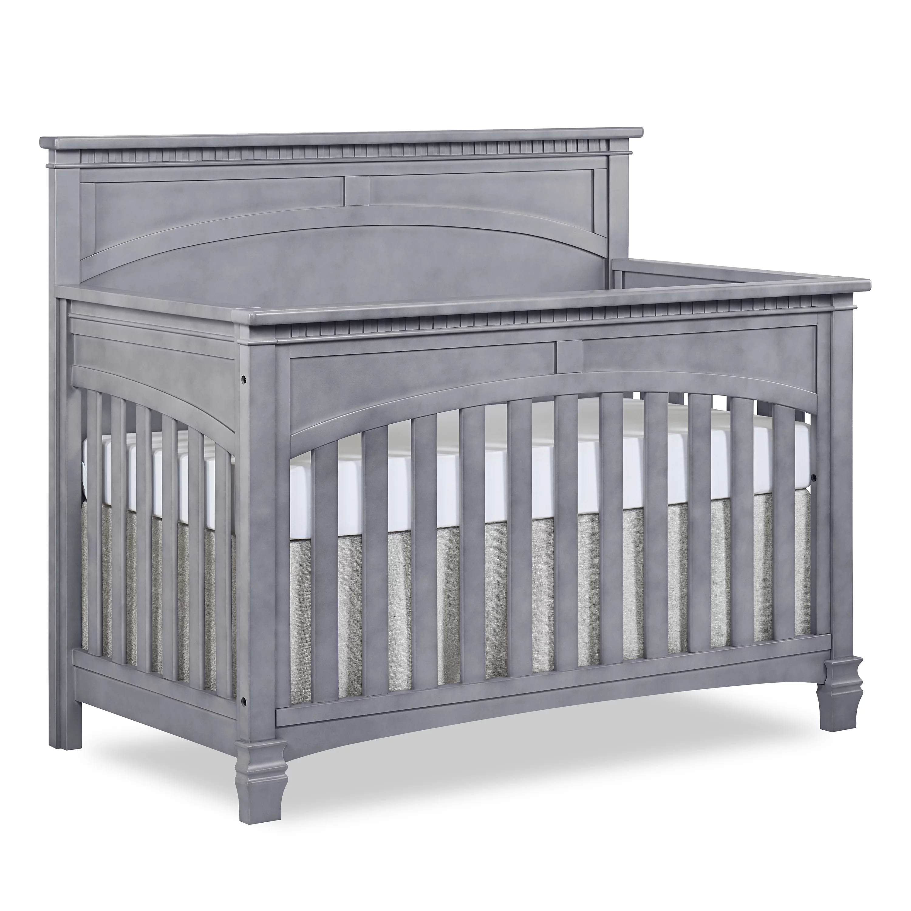 Evolur Nursery Essentials Bundle of Santa Fe 5-in-1 Convertible Crib, Santa Fe Double Dresser & Raleigh Basic Glider, with a Premium Dream On Me Crib Mattress