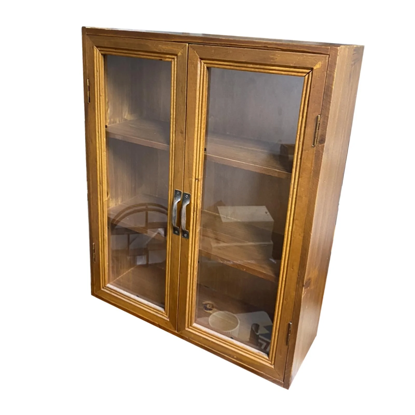 Retro Storage Cabinet Rustic Display Cabinet for Living Room Dresser Kitchen Style C