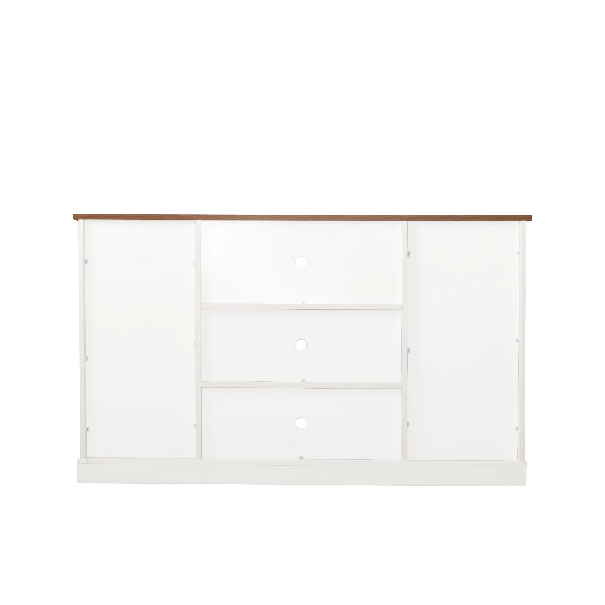 White Farmhouse Sliding Barn Door TV Stand Modern Design TV Console Home Dresser Bookcase Locker Farmhouse Entertainment Center for 65 Inch TV