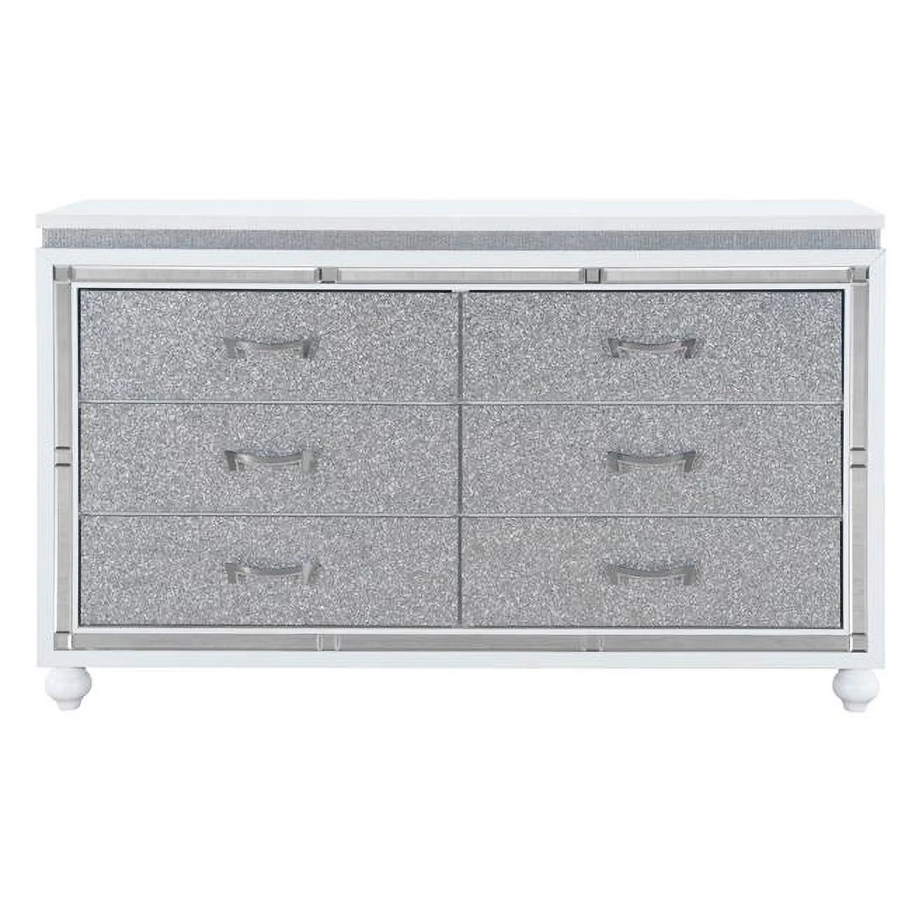 Global Furniture USA COLLETE-WHITE-DR Collete White Dresser