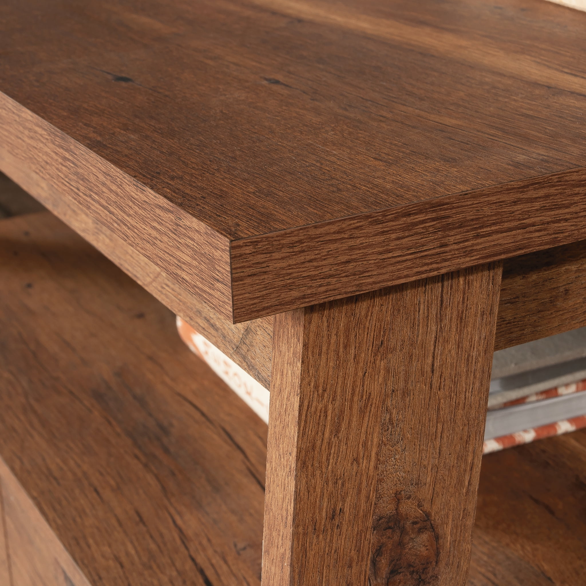 Sauder Trestle 1-Drawer Lateral File Cabinet, Vintage Oak Finish