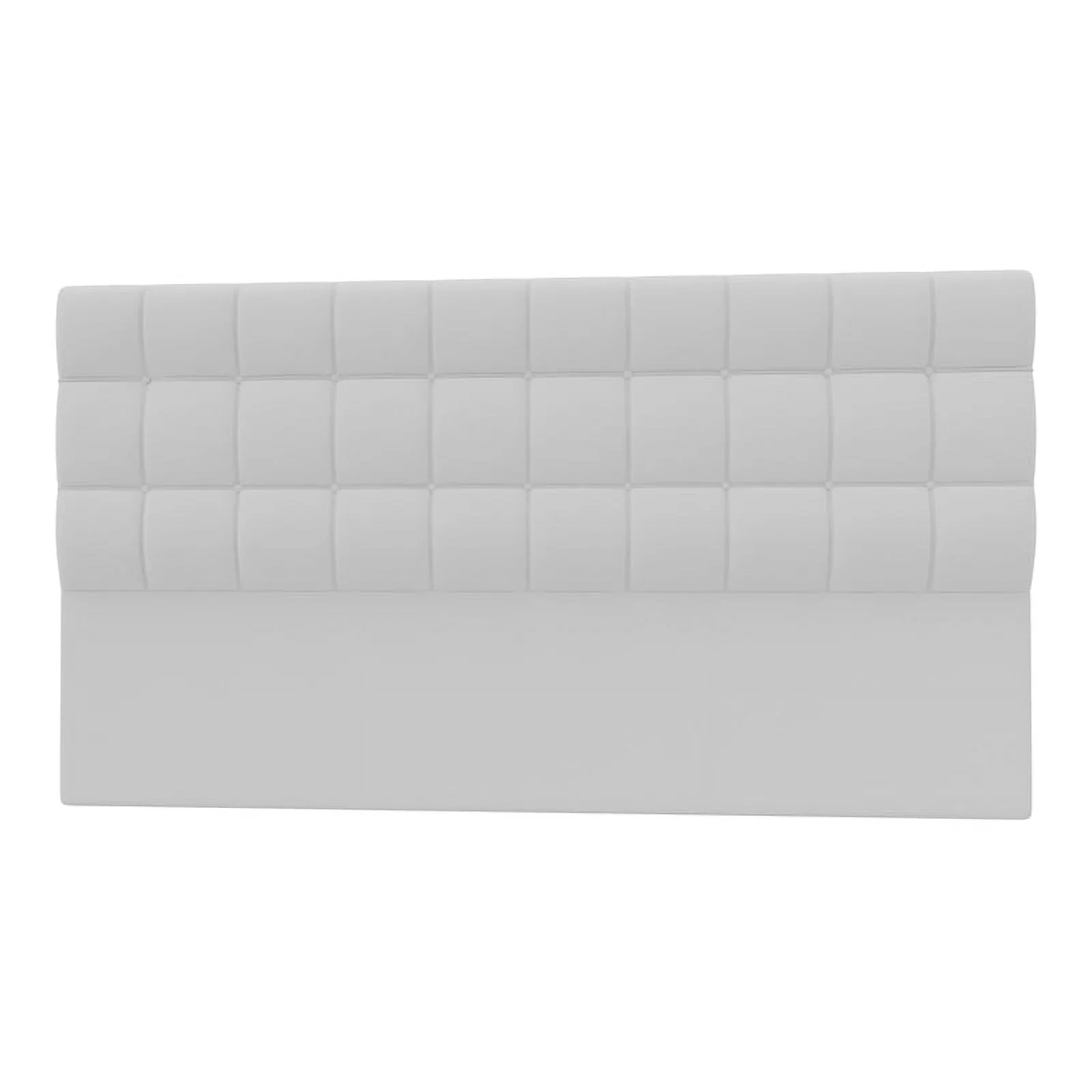 Yatas Bedding Verona Contemporary Wood & Fabric King Size Headboard in Gray