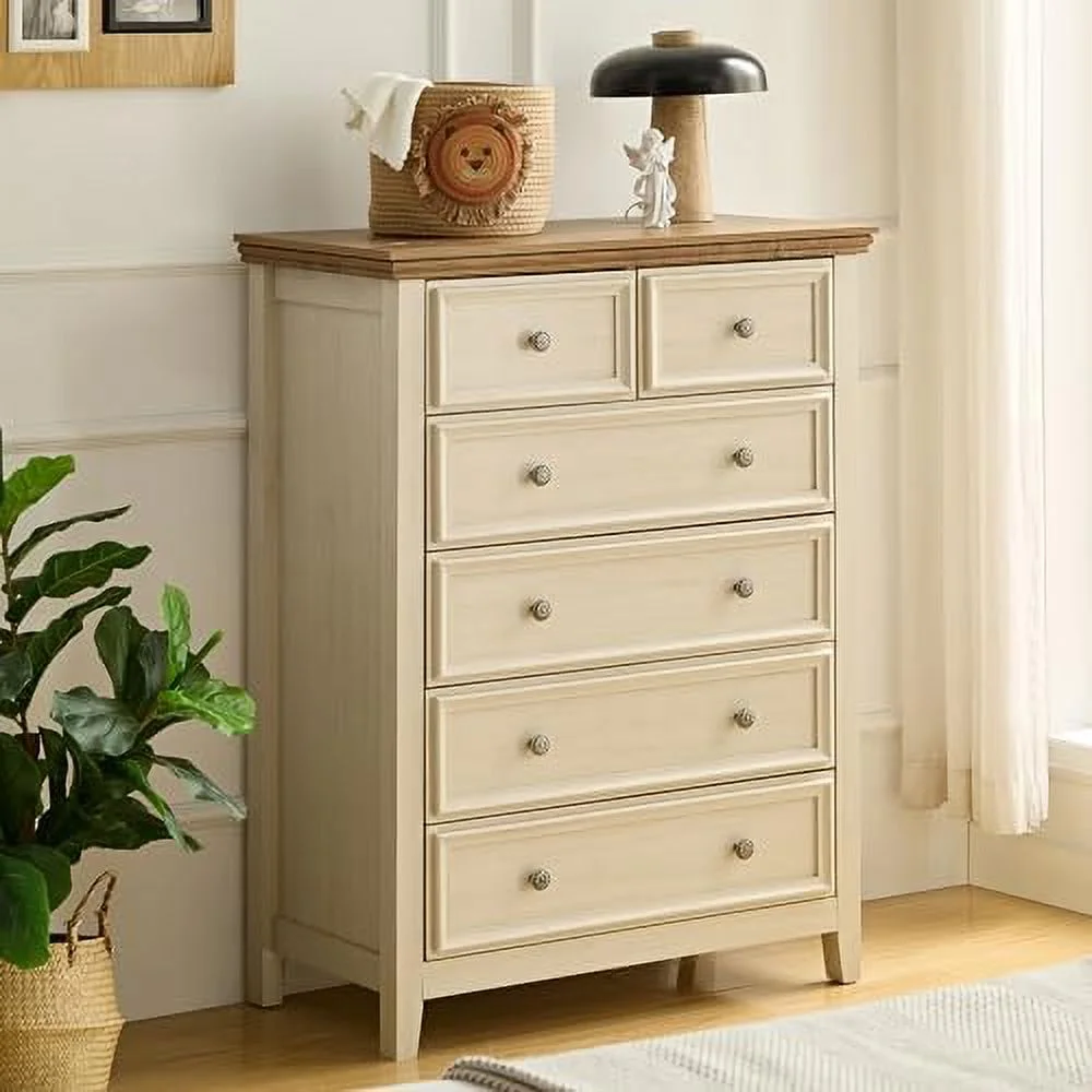 7 Chest of Drawers Black Dresser for Bedroom Double Dresser for Living Room Organizer Drawer Cabinet with Wide Drawers for Entryway and Hallway