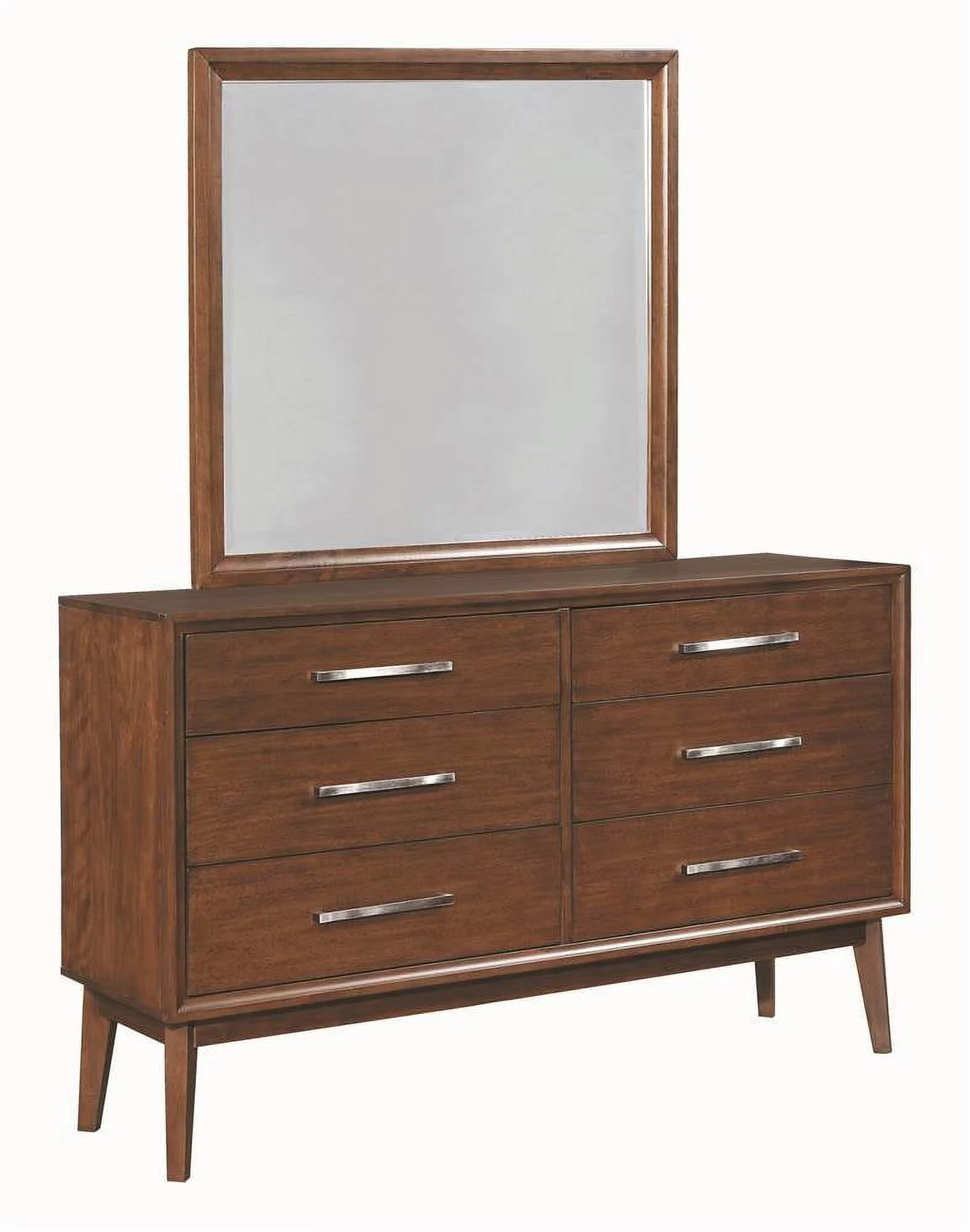 Coaster Company Banning Dresser Mirror, Dark Mango 37