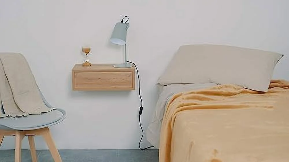 NLIBOOMLife   Riccardo Floating nightstand  Ashwood Black   Italy