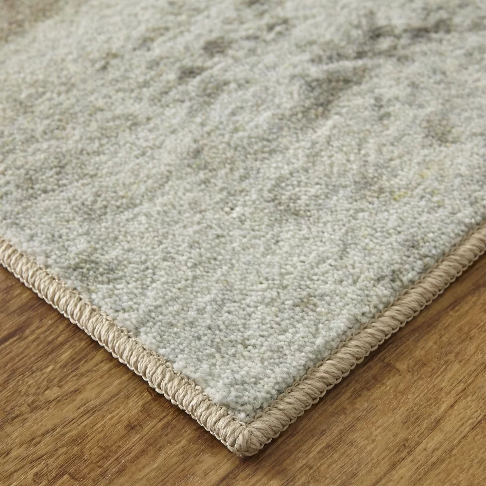 Mohawk Home Prismatic Gold Vein Grey Contemporary Abstract Precision Printed Area Rug, 5'x8', Grey & Gold