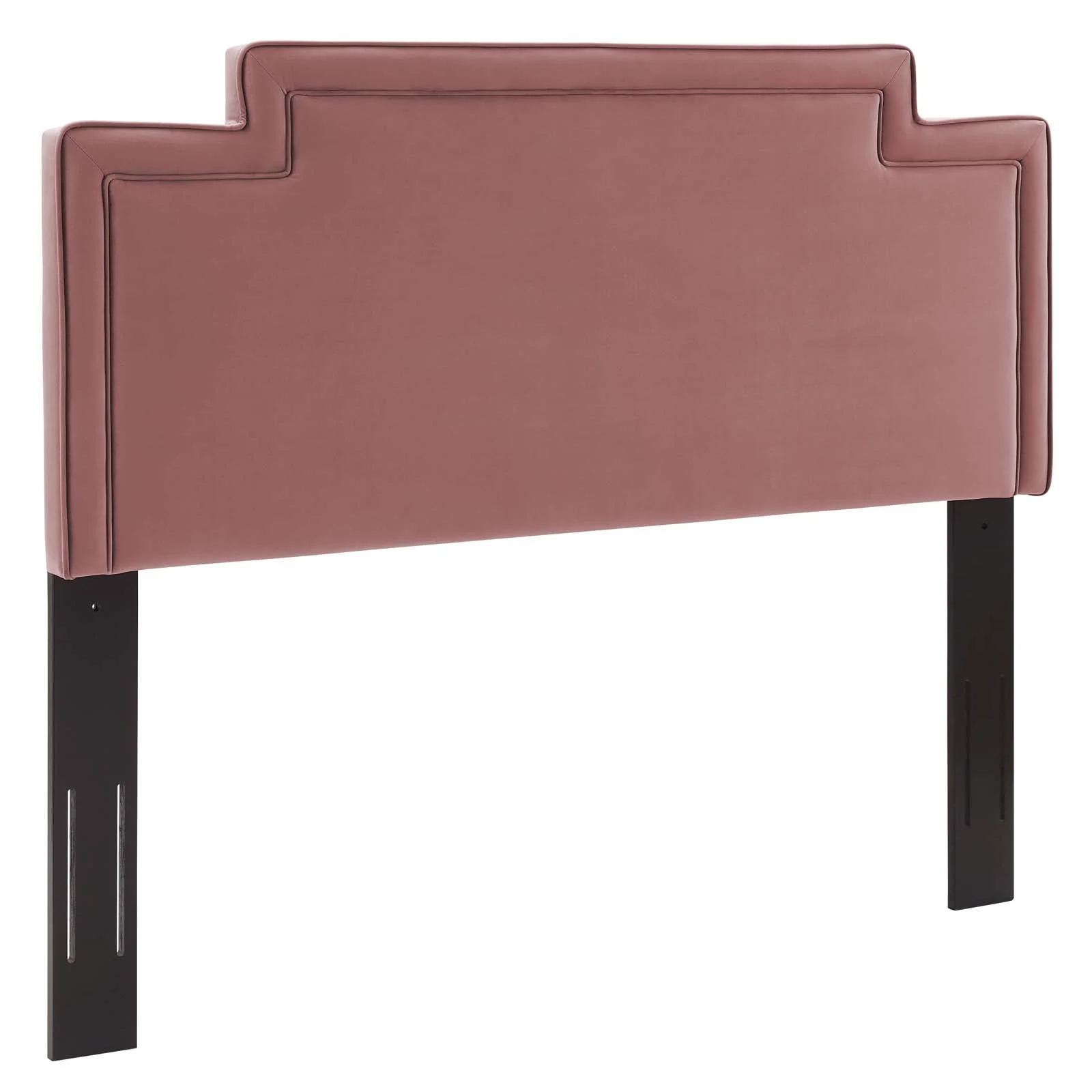 Modway Transfix Performance Velvet King/California King Headboard in Dusty Rose