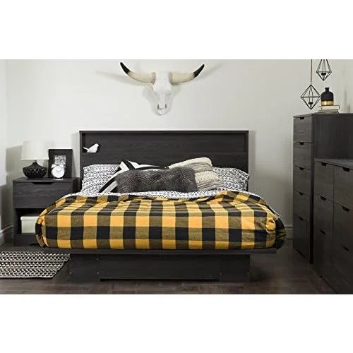 Collection 5-Drawer Dresser, Gray Oak With Cutout Handles