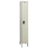 HALLOWELL U1226-1A-PT Wardrobe Locker, 12 in W, 12 in D, 66 in H, (1) Tier, (1) Wide, Tan