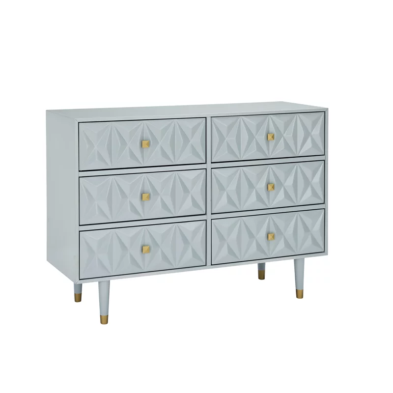 Home Square 4-Piece Set with 2 Nightstands & Dresser & 5 Drawer Chest