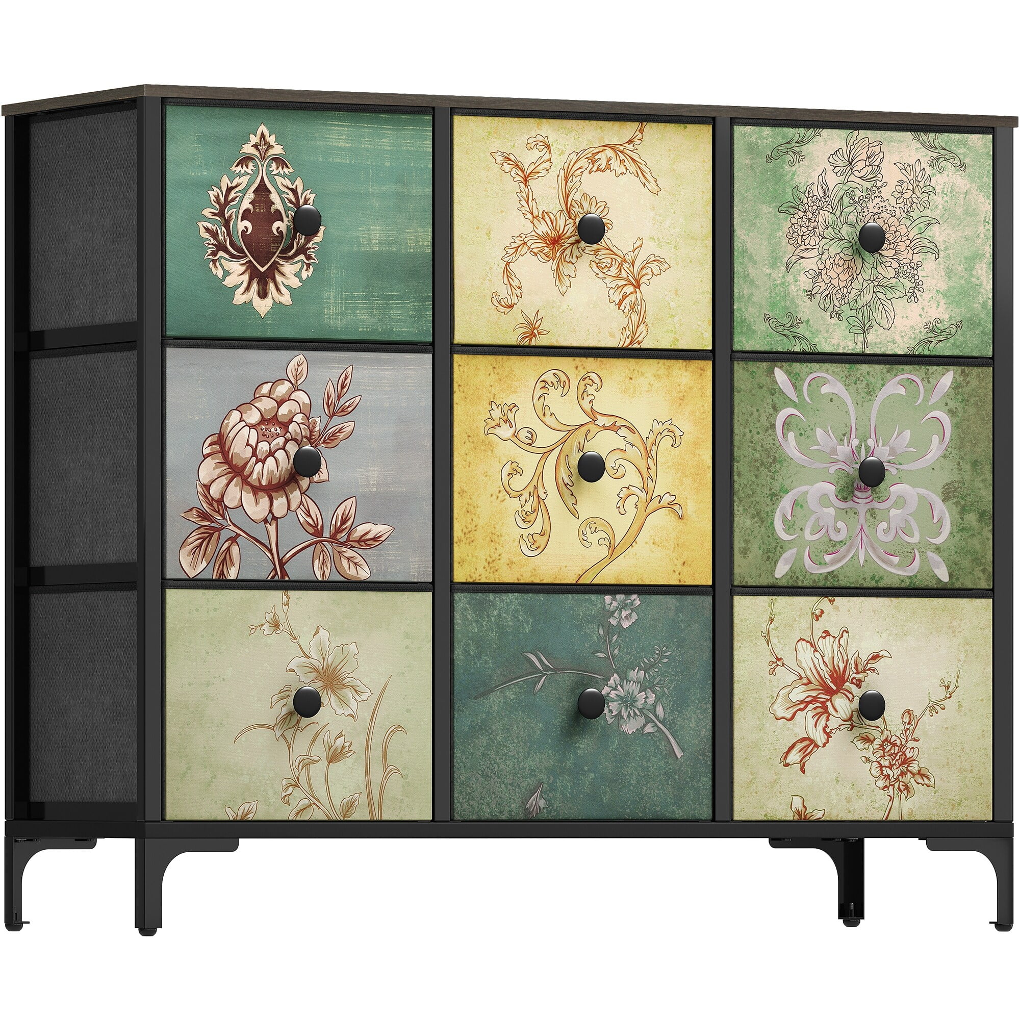 Warranty Company Moasis Bedroom Dresser Closet Storage Tower Organizer Unit 9-drawer