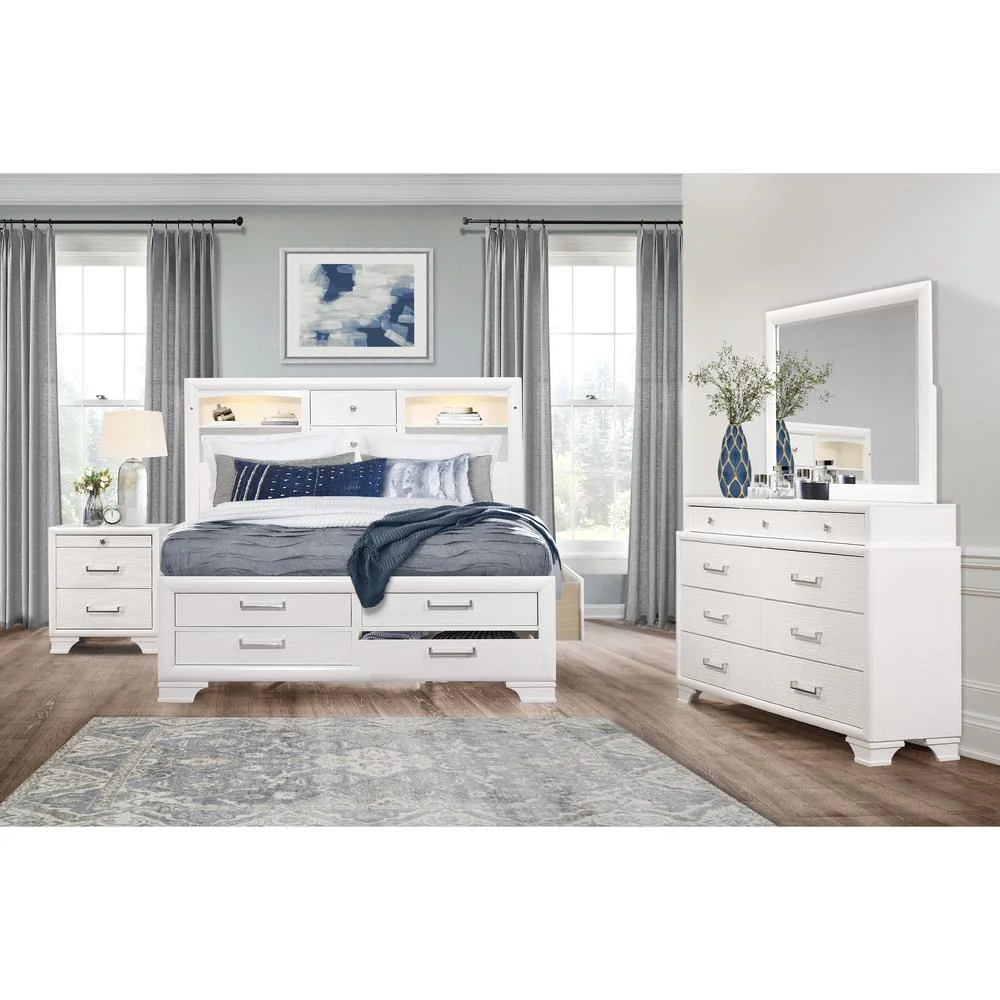 Global Furniture USA Jordyn Collection White Dresser