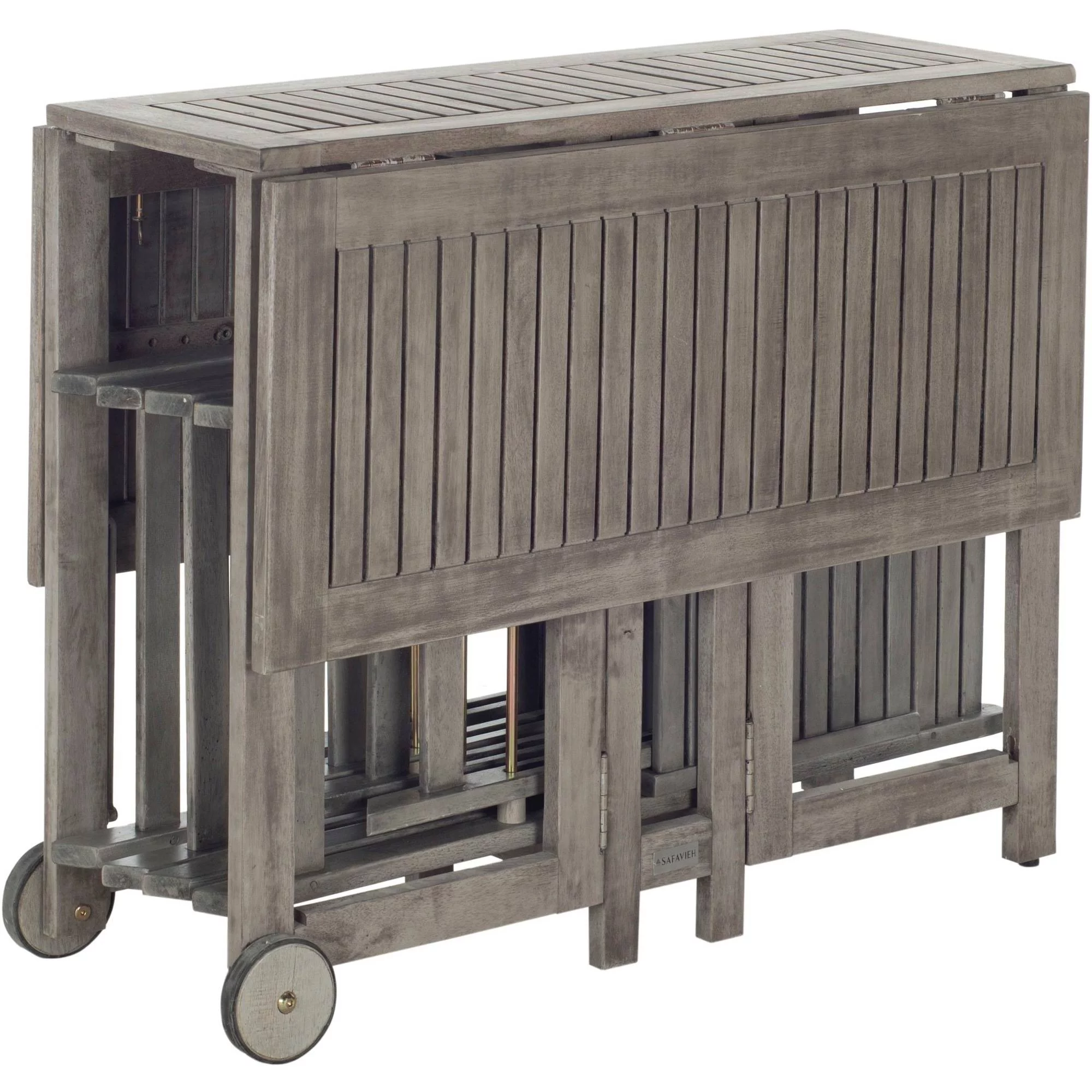 Safavieh Arvin Outdoor Table with 4 Chairs, Grey Wash