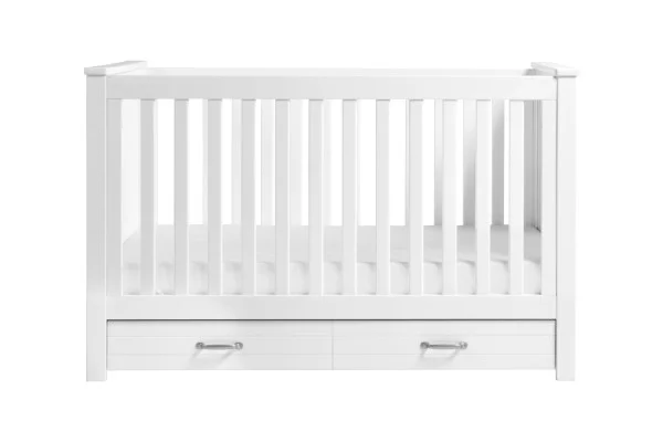 DaVinci Asher 3-in-1 Convertible Crib with Toddler Bed Conversion Kit in White Finish