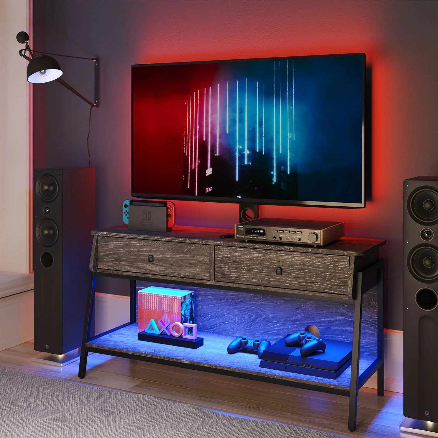 Bestier TV Stand for TVs up to 65