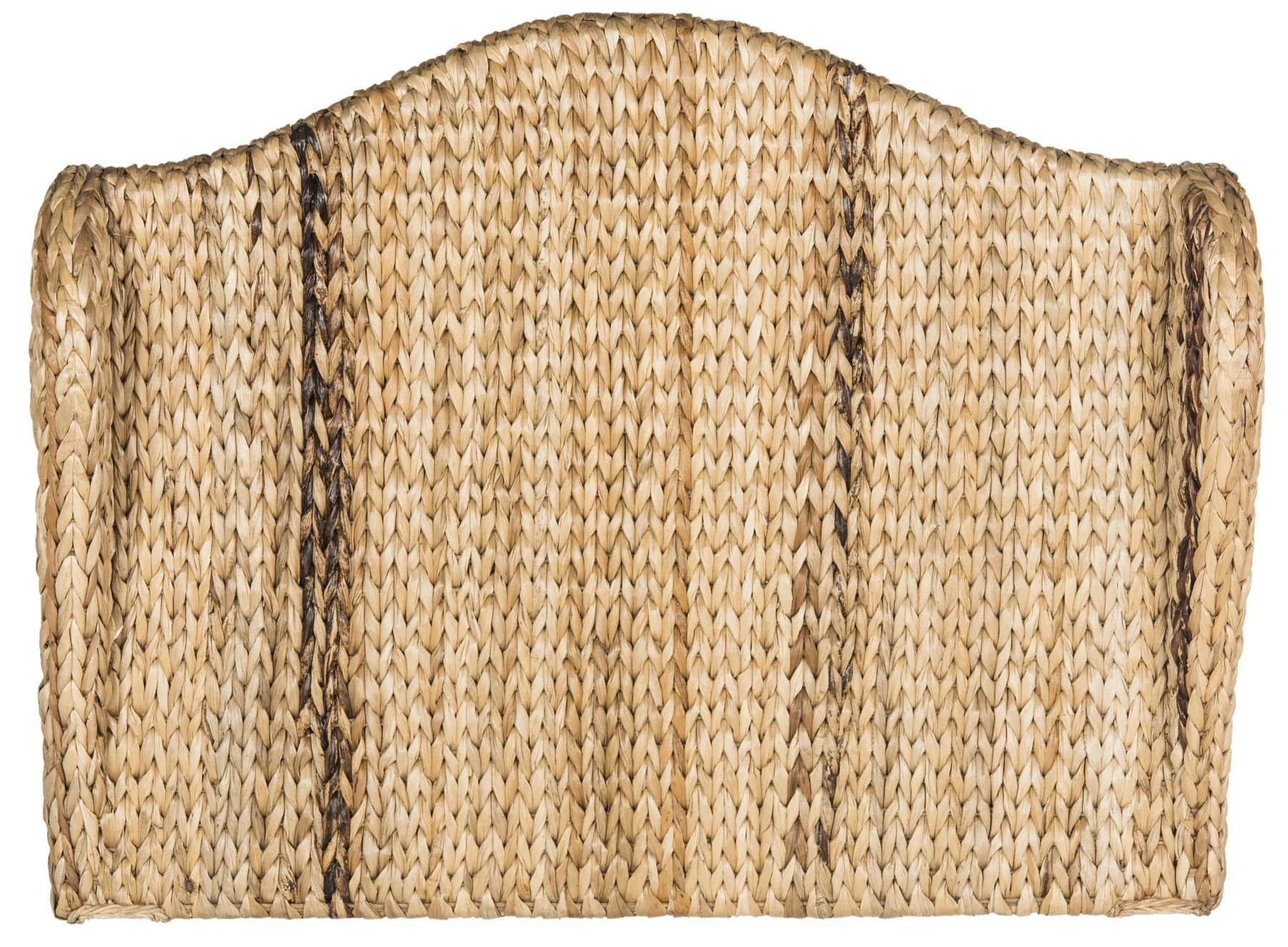 SAFAVIEH Nadine Coastal Rattan Winged Headboard, Twin, Natural