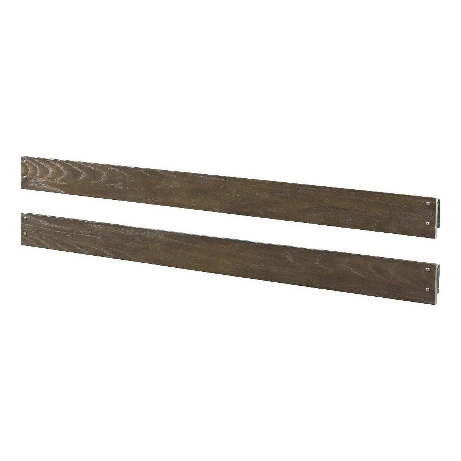 Westwood Design Olivia Traditional Wood Full Size Bed Rails in Rosewood Brown