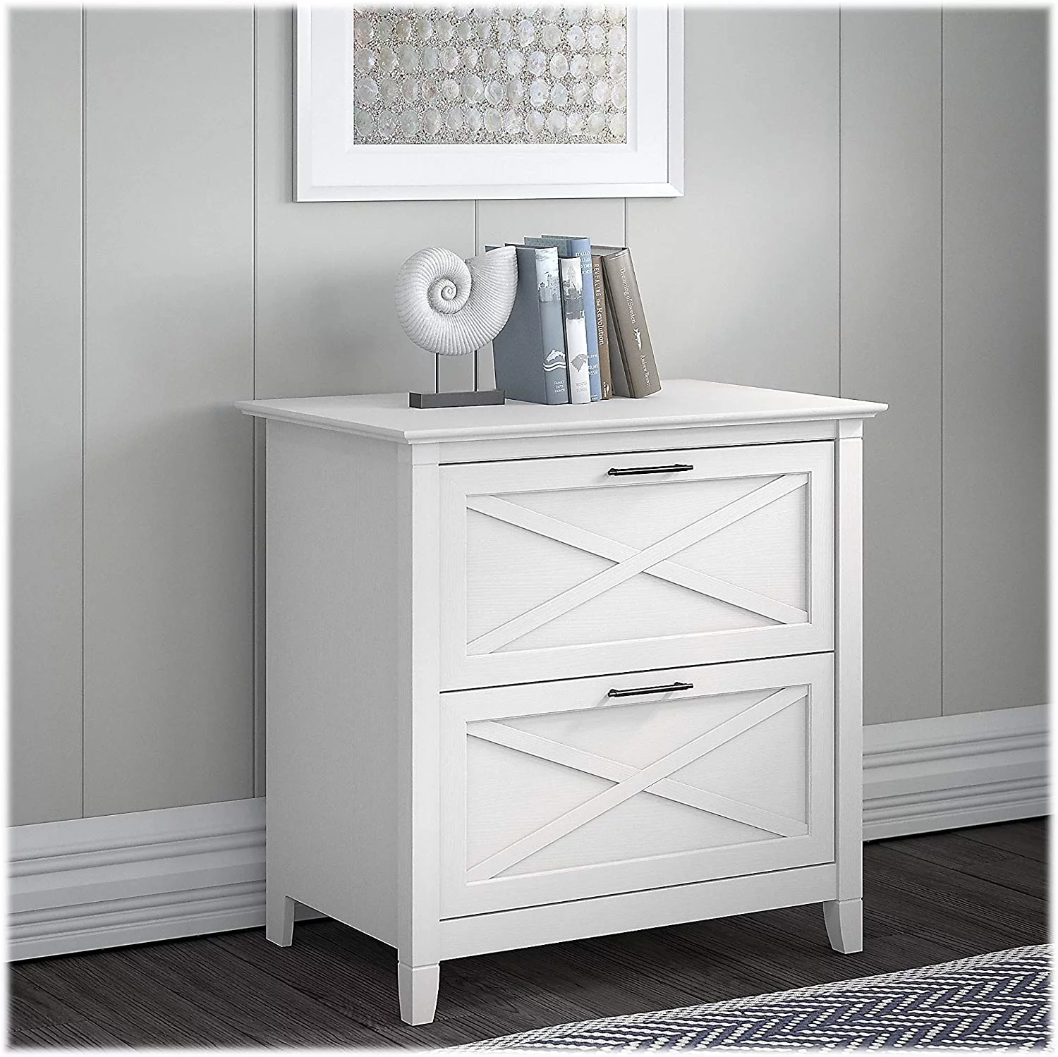 Key West 2 Drawer Lateral File Cabinet  Bing Cherry