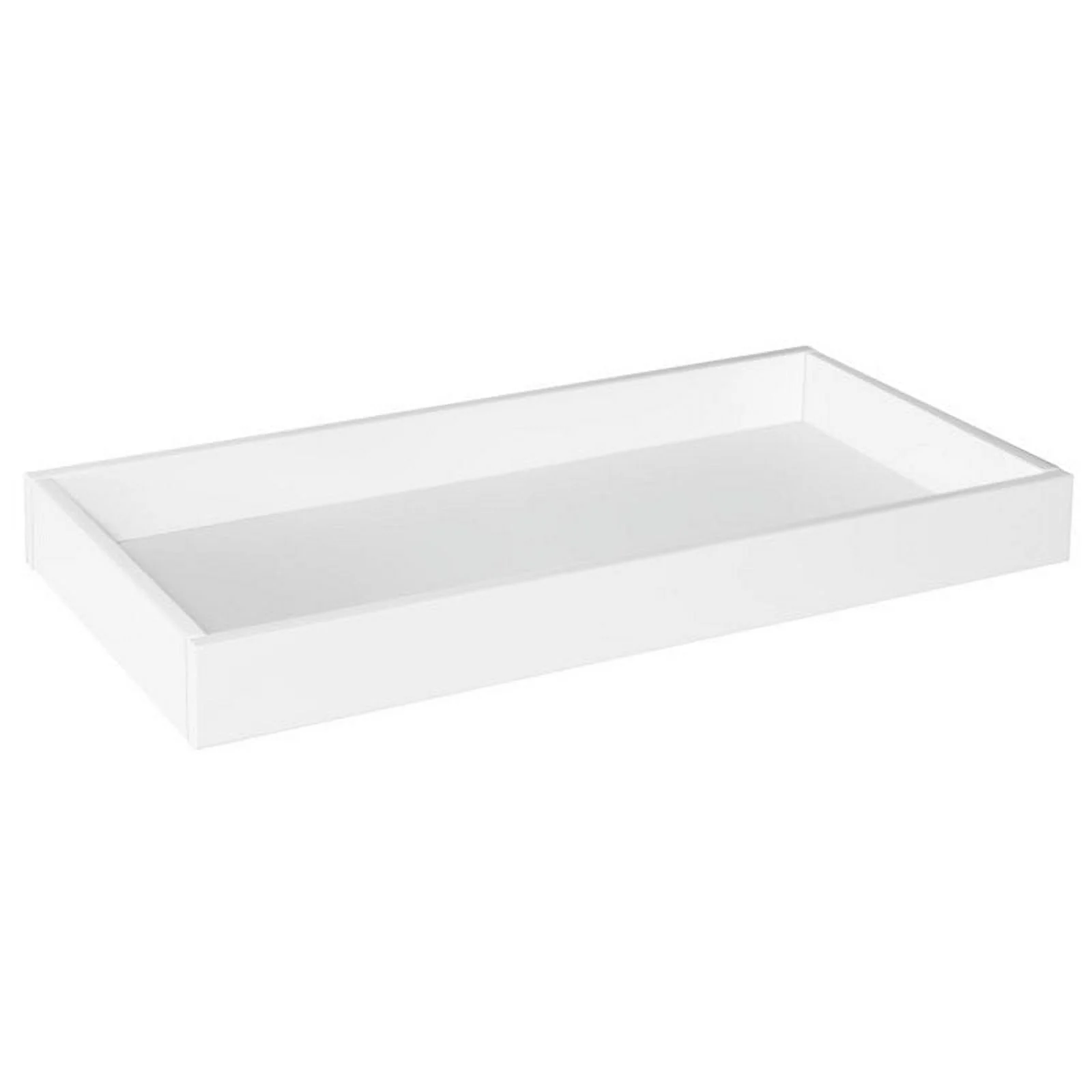 4-in-1 Convertible Crib and Dresser with Removable Changing Tray Set in White
