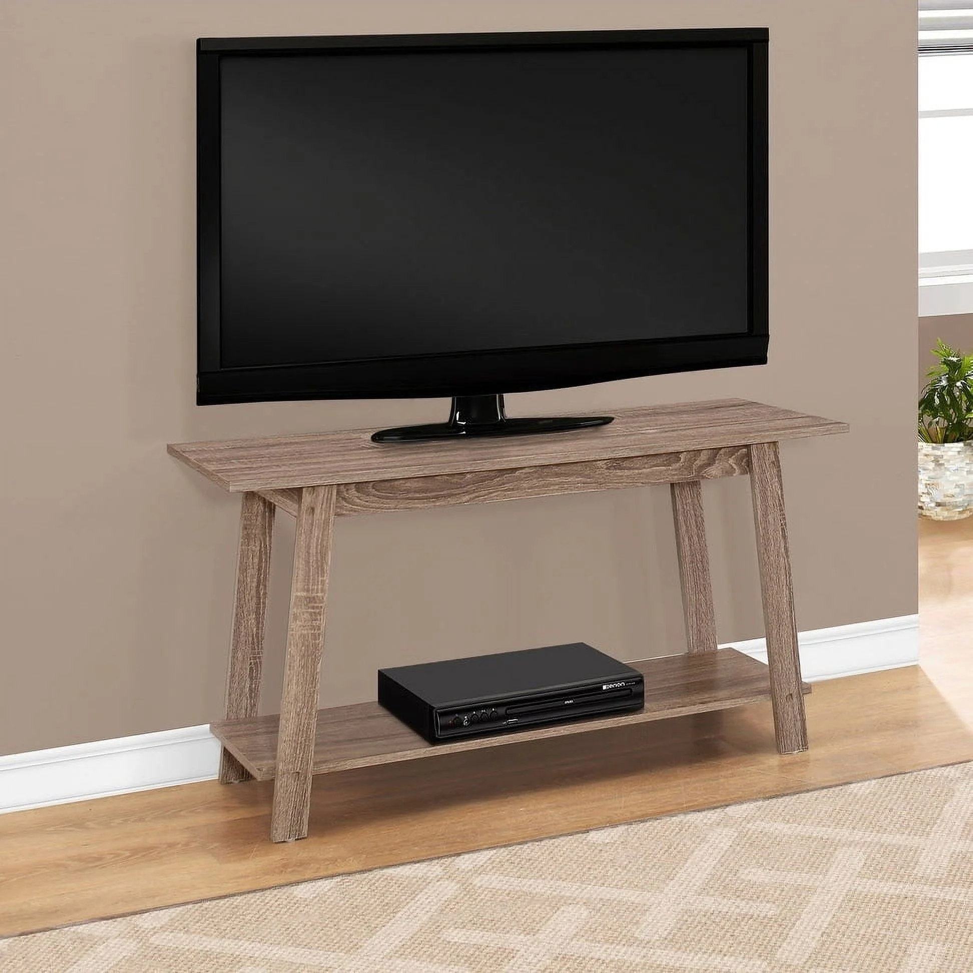 Carbon Loft Tv Stand, 42 Inch, Console, Media Entertainment Center, Storage Shelves, Living Room, Bedroom, Laminate, Contemporary