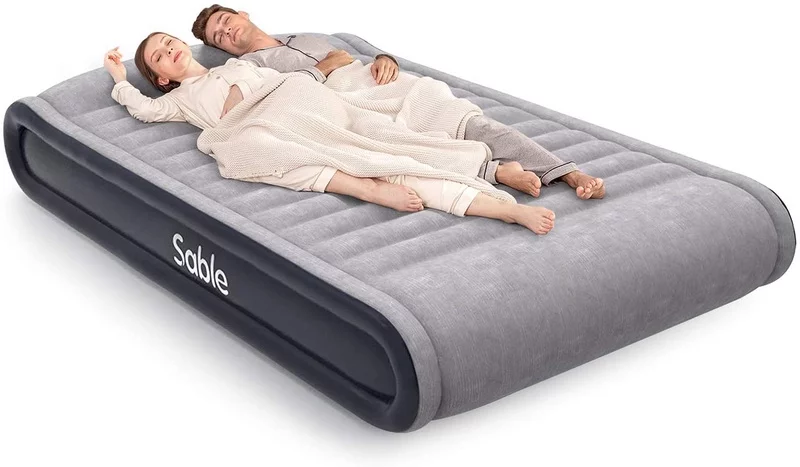 Sable SA-HF033 Queen Size Air Mattresses Built-in Pump Inflatable Bed (OPEN BOX) EPS46