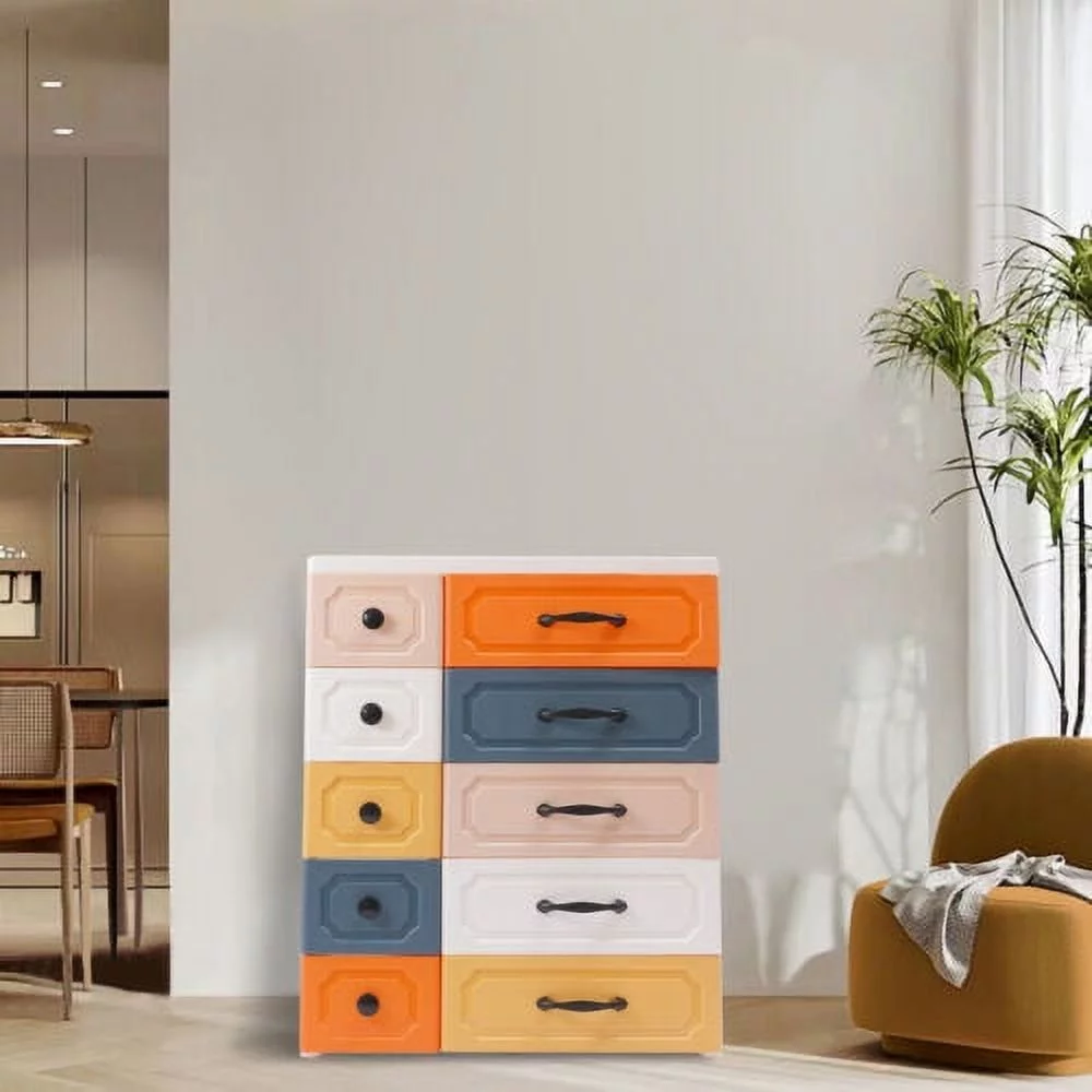 Storage Drawer Units Plastic Storage Dressers for Bedrooms,Living Rooms,Kitchens