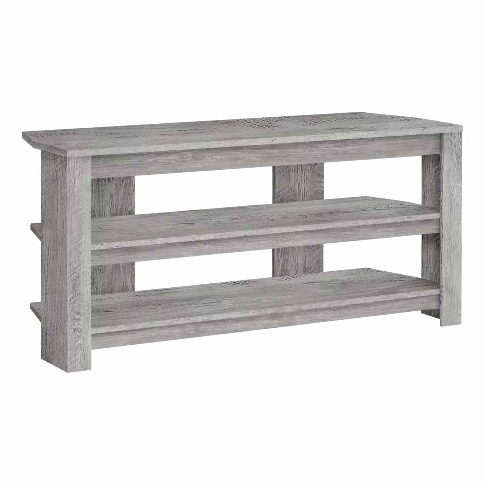 Monarch Specialties Tv Stand, 42 Inch, Console, Living Room, Bedroom, Brown Laminate