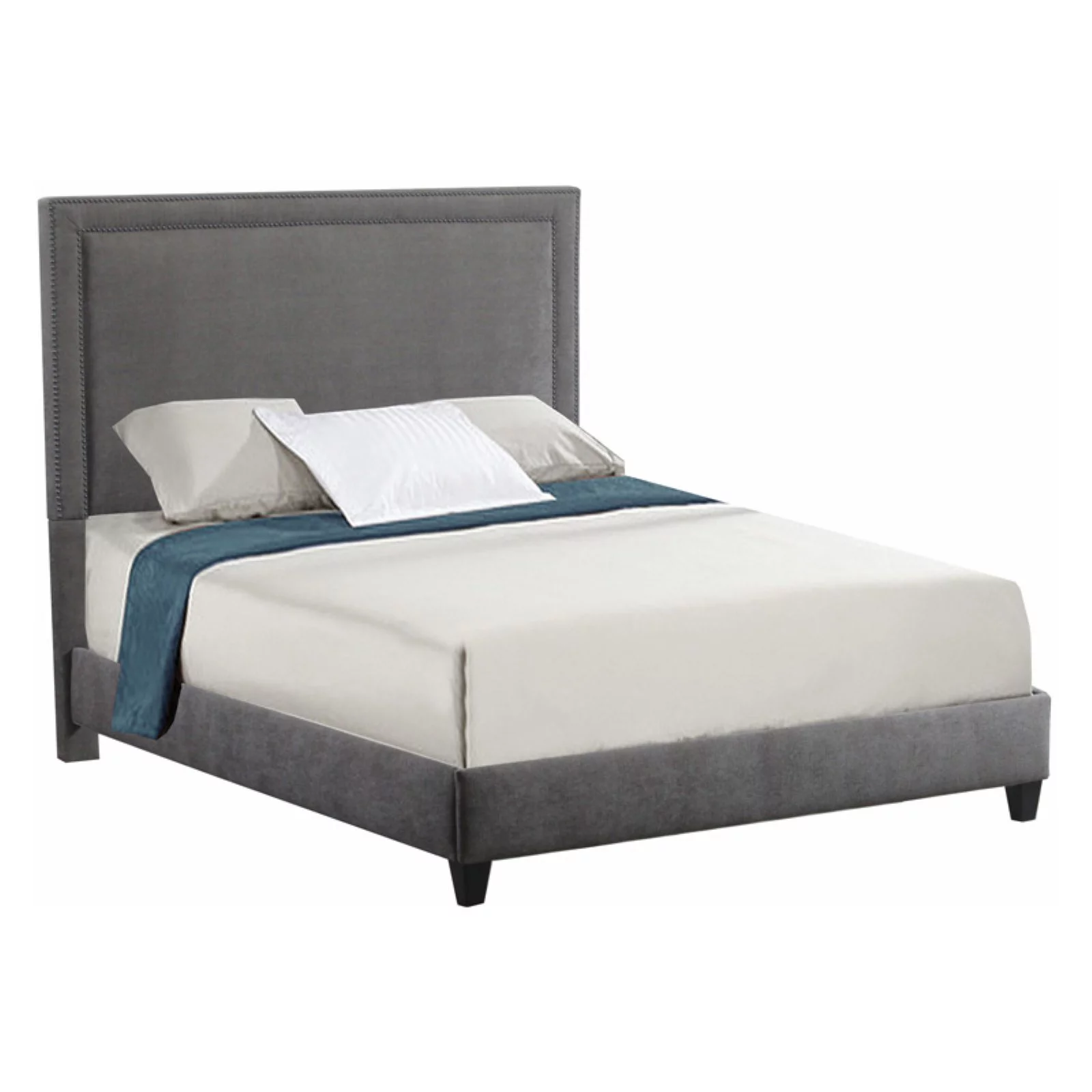 Brookside King Upholstered Bed in Portsmouth Stone