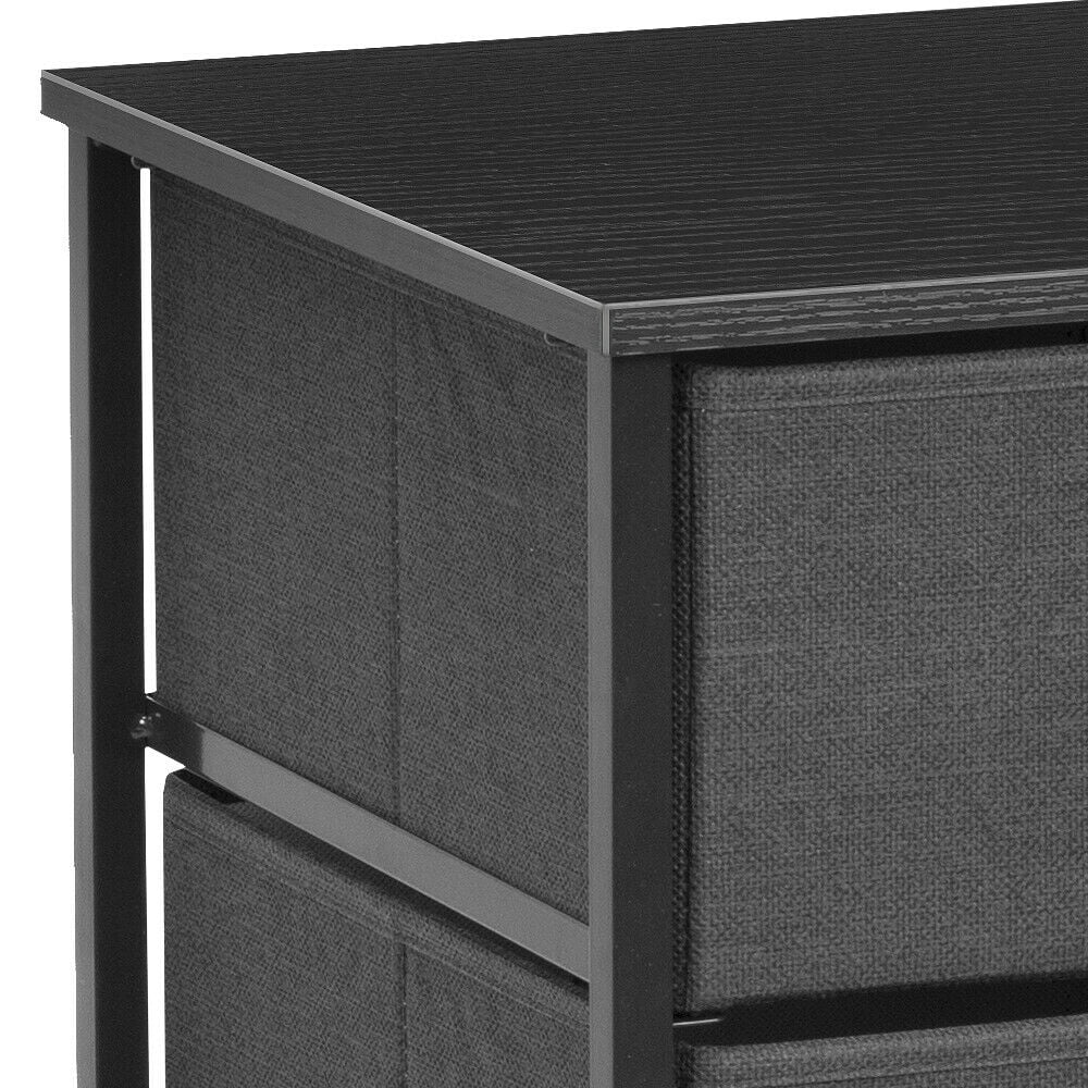 Nightstand Dresser with 3 Drawers - Bedside Furniture & Accent End Table Chest